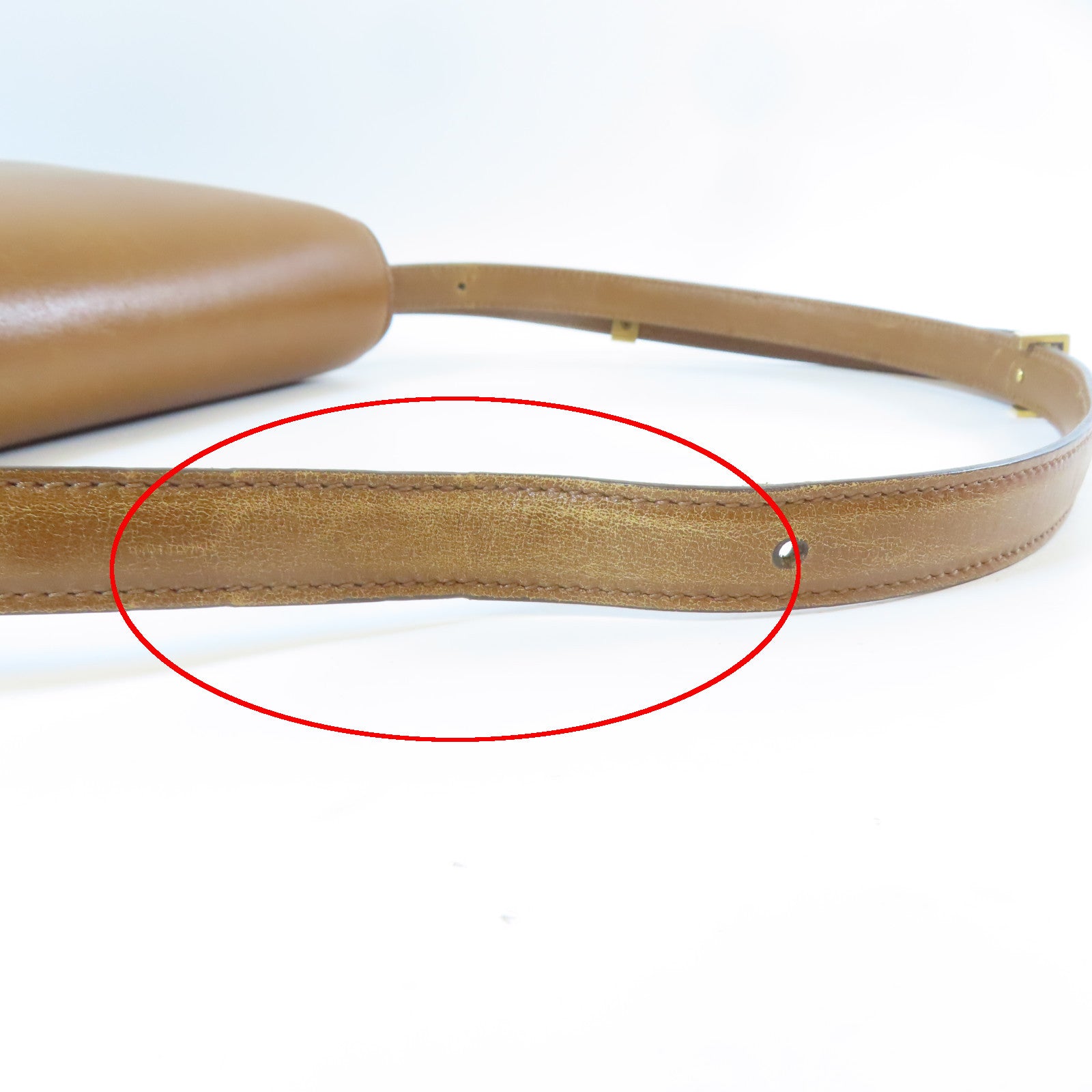 CELINE 牛皮皮革Box Shoulder Bag金扣肩背袋啡色