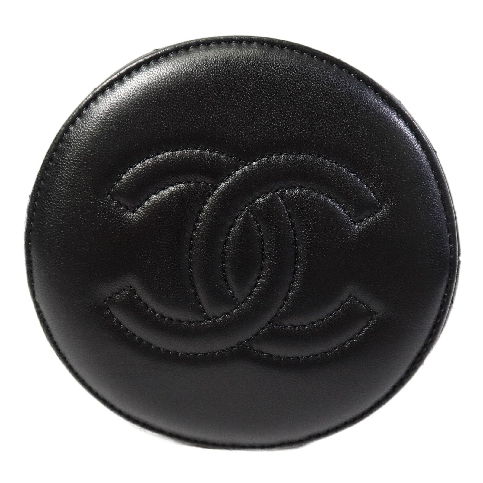 CHANEL 【激減優惠】羊皮皮革Bucket Bag鏈帶肩背袋