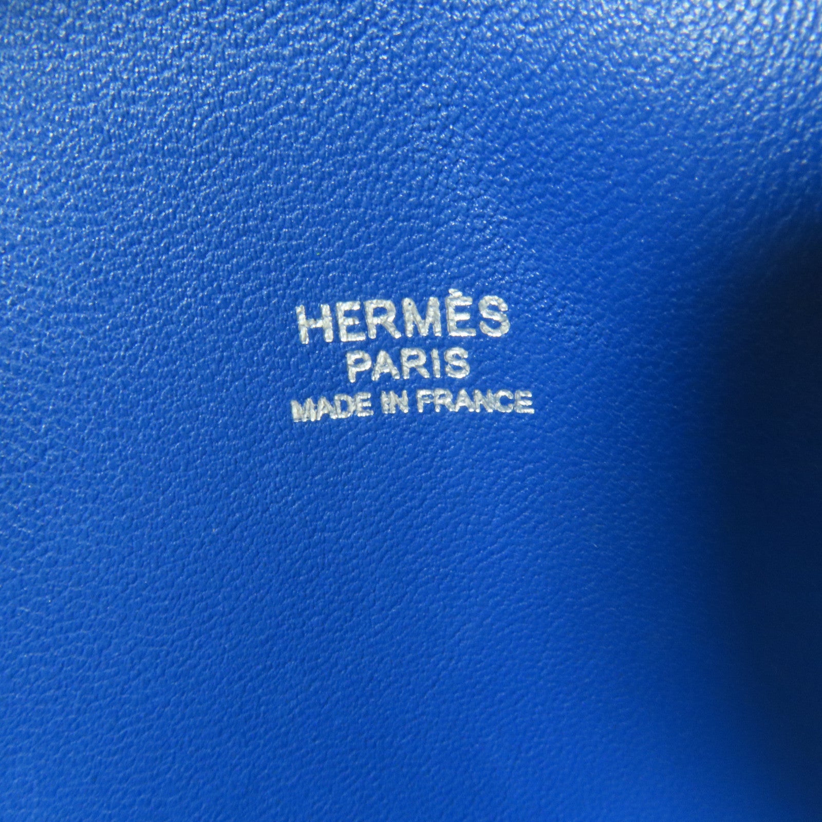 HERMES Clemence皮革Bolide 31銀扣手挽肩背兩用袋/Bleu Zanzibar