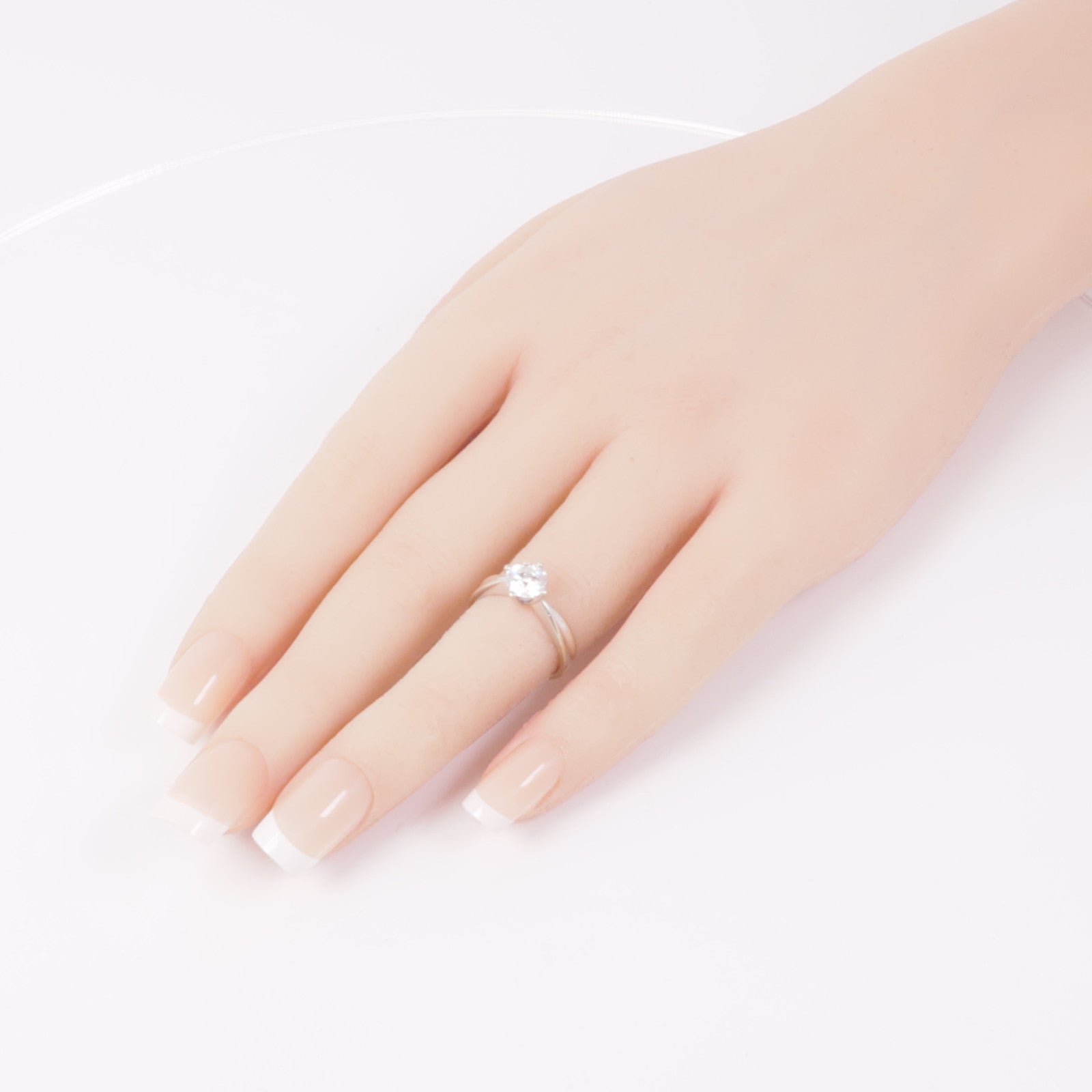 JEWELRY 18K白金Diamond Ring鑽石戒指US#4.5