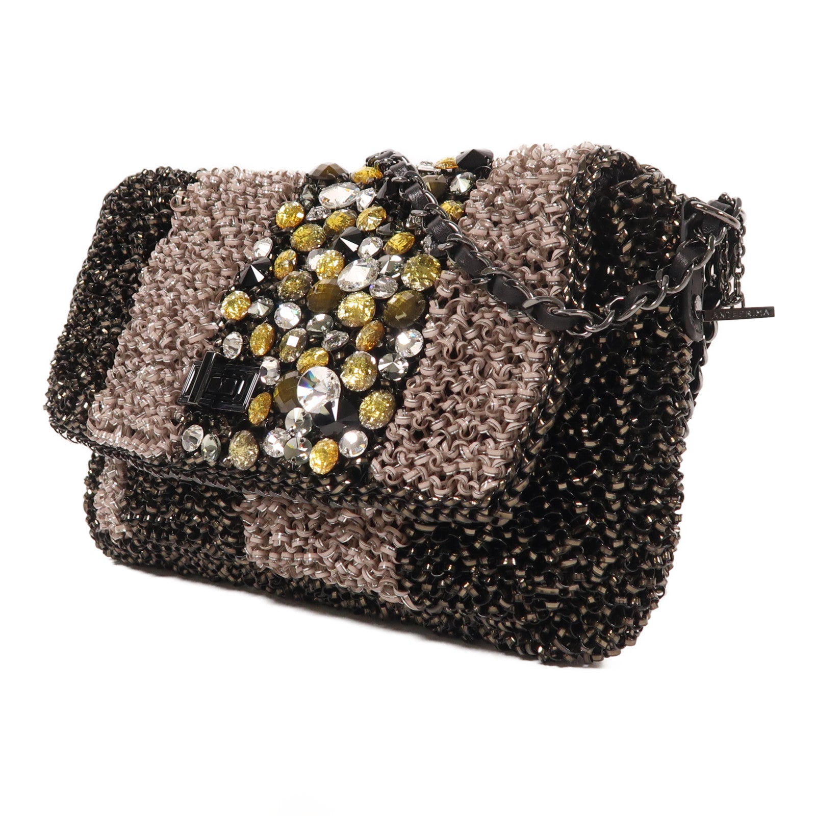 ANTEPRIMA PVC Chain Shoulder鏈帶肩背袋