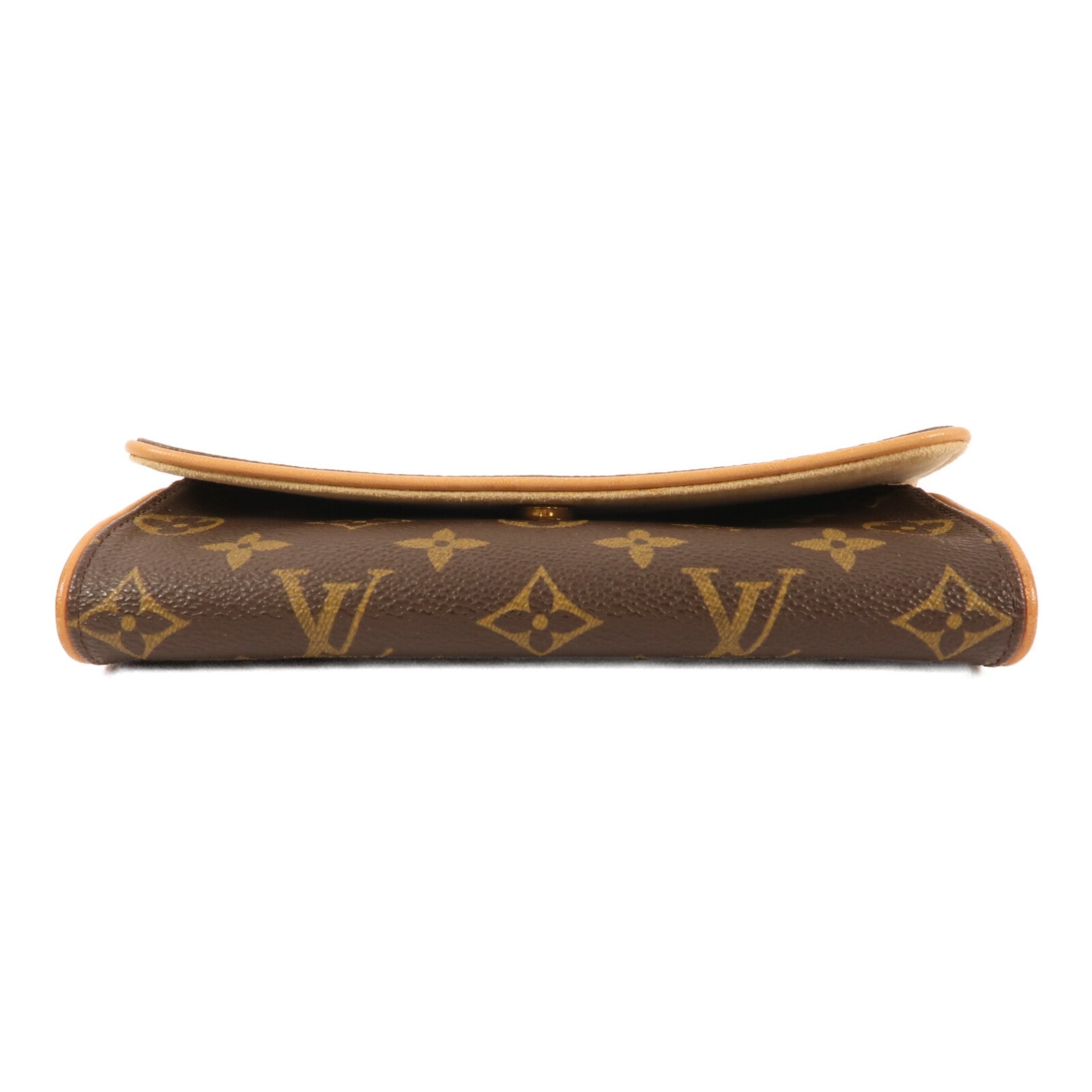 LOUIS VUITTON Monogram Pochette Twin PM金扣肩背袋