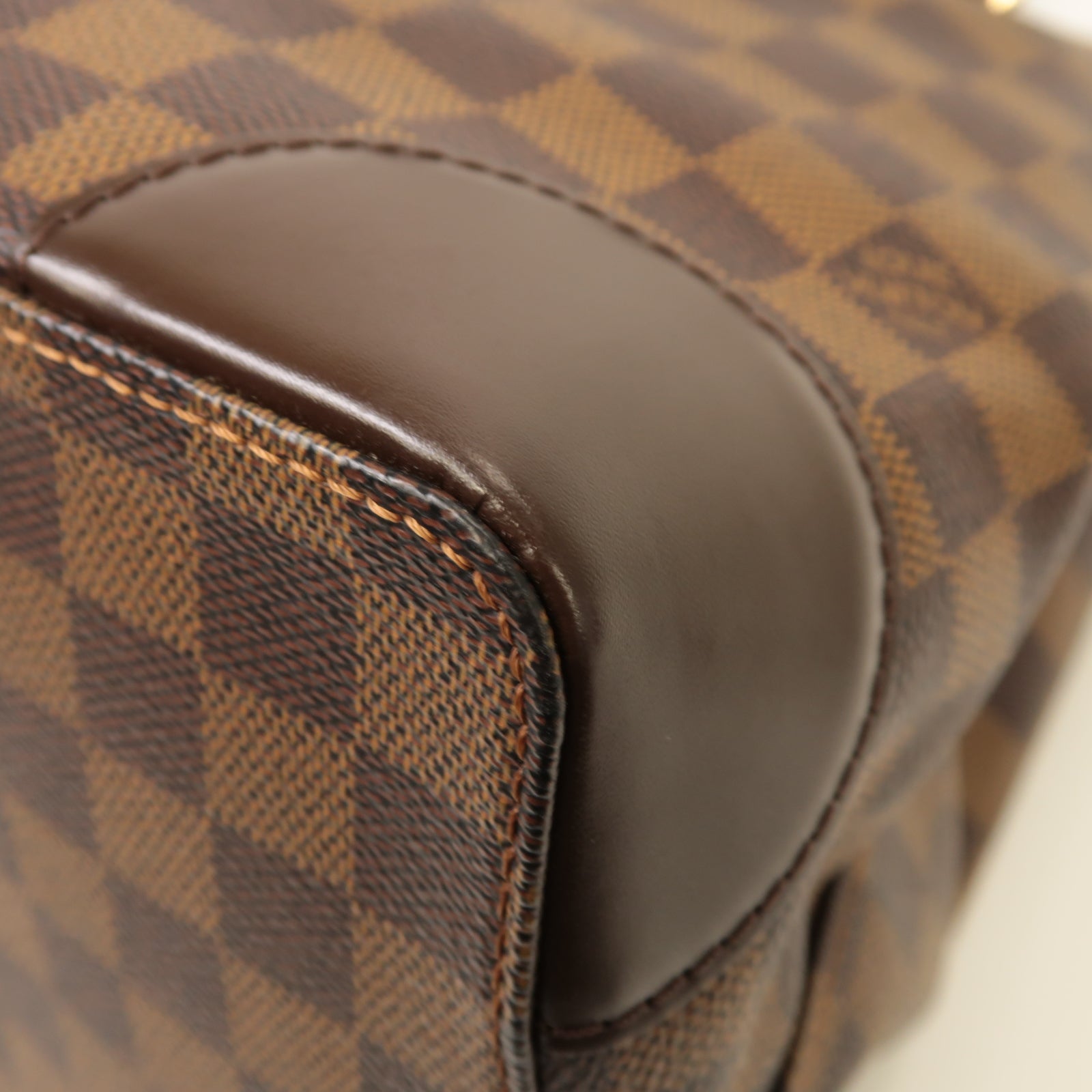 LOUIS VUITTON **【激減優惠】Damier Hampstead MM金扣肩背袋啡色