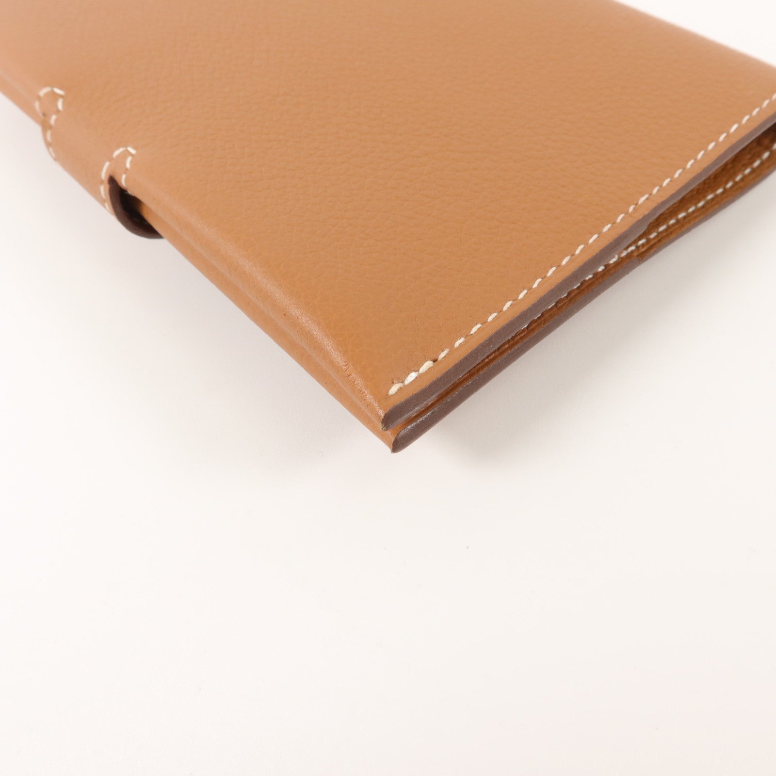 HERMES Evercolor皮革R.M.S Passport Holder護照套Gold