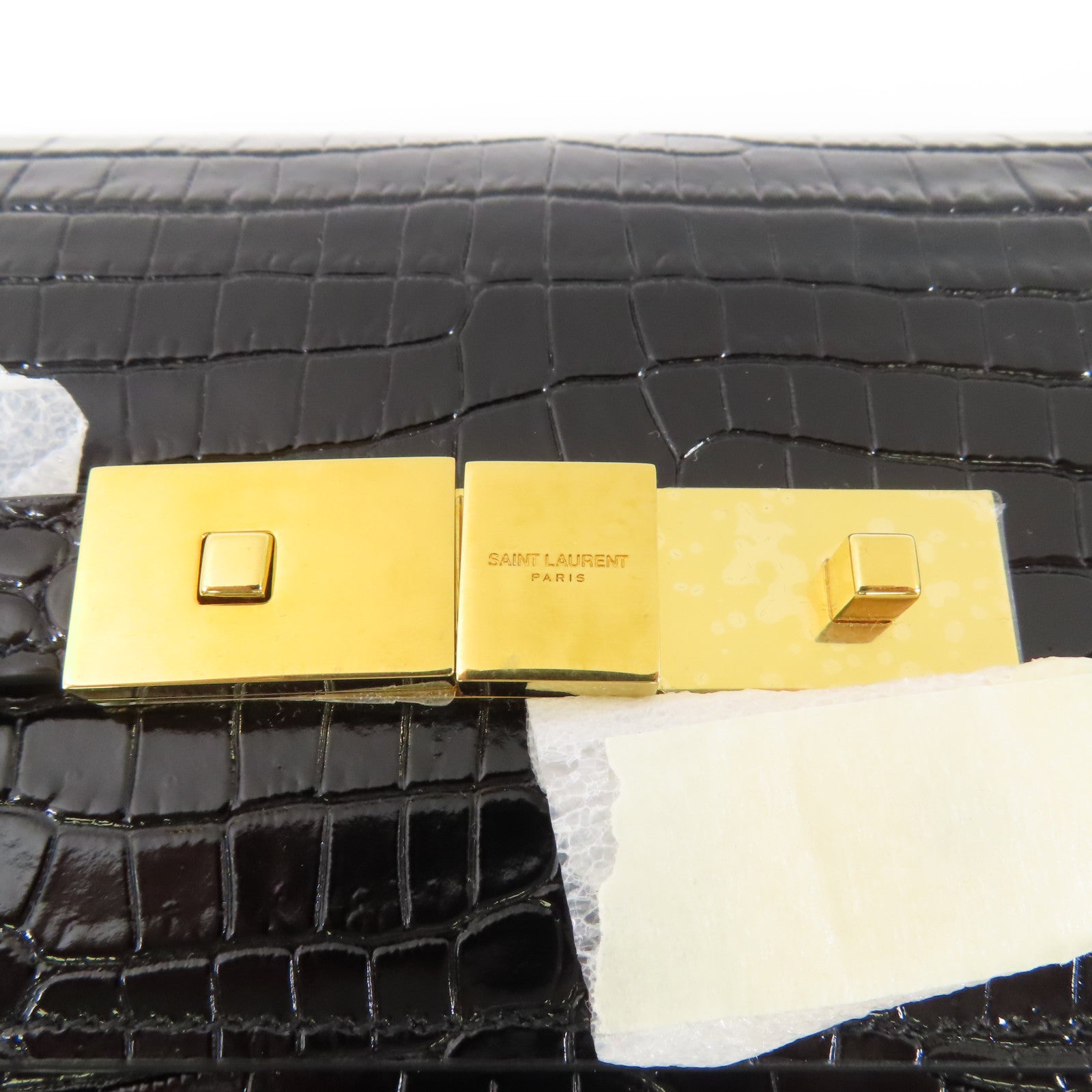 SAINT LAURENT【激減優惠】 牛皮皮革Manhattan In Box金扣肩背袋