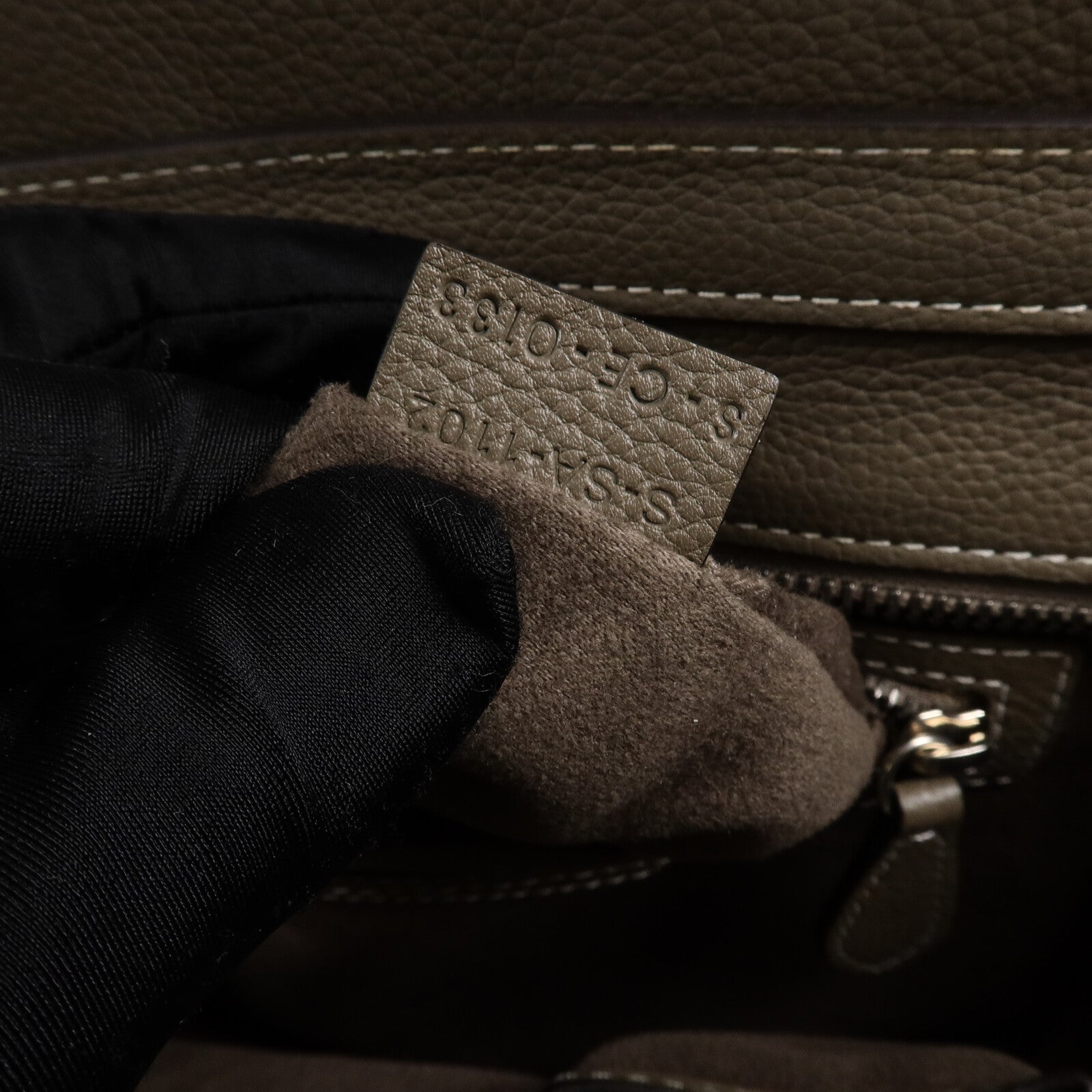 CELINE 牛皮皮革Micro Luggage手挽袋