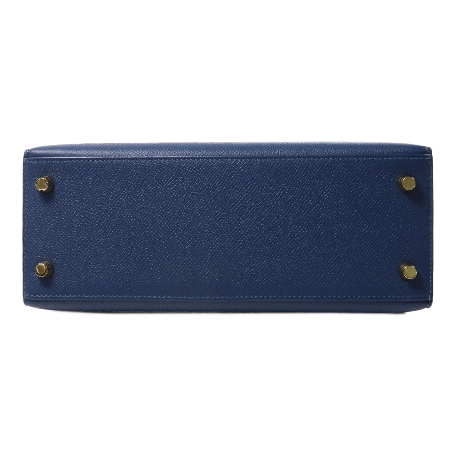 HERMES Epsom皮革皮革Kelly 25手挽肩背兩用袋Deep Blue