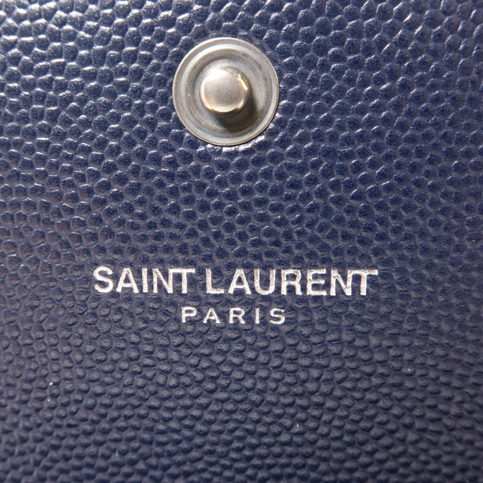 SAINT LAURENT 牛皮皮革Wallet On Chain鏈帶肩背袋