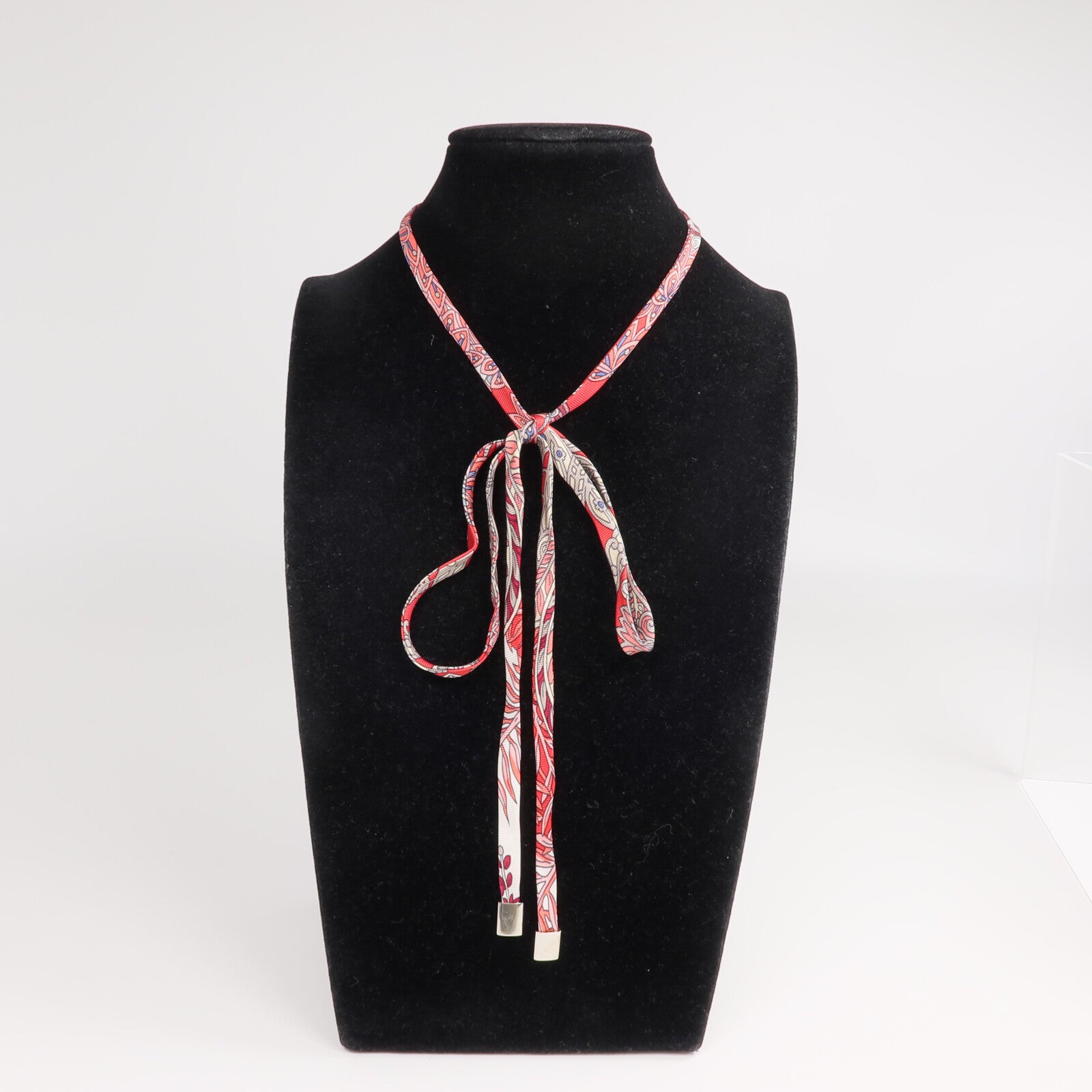 HERMES 【激減優惠】絲質Necklace/Bracelet銀扣項鍊/手帶