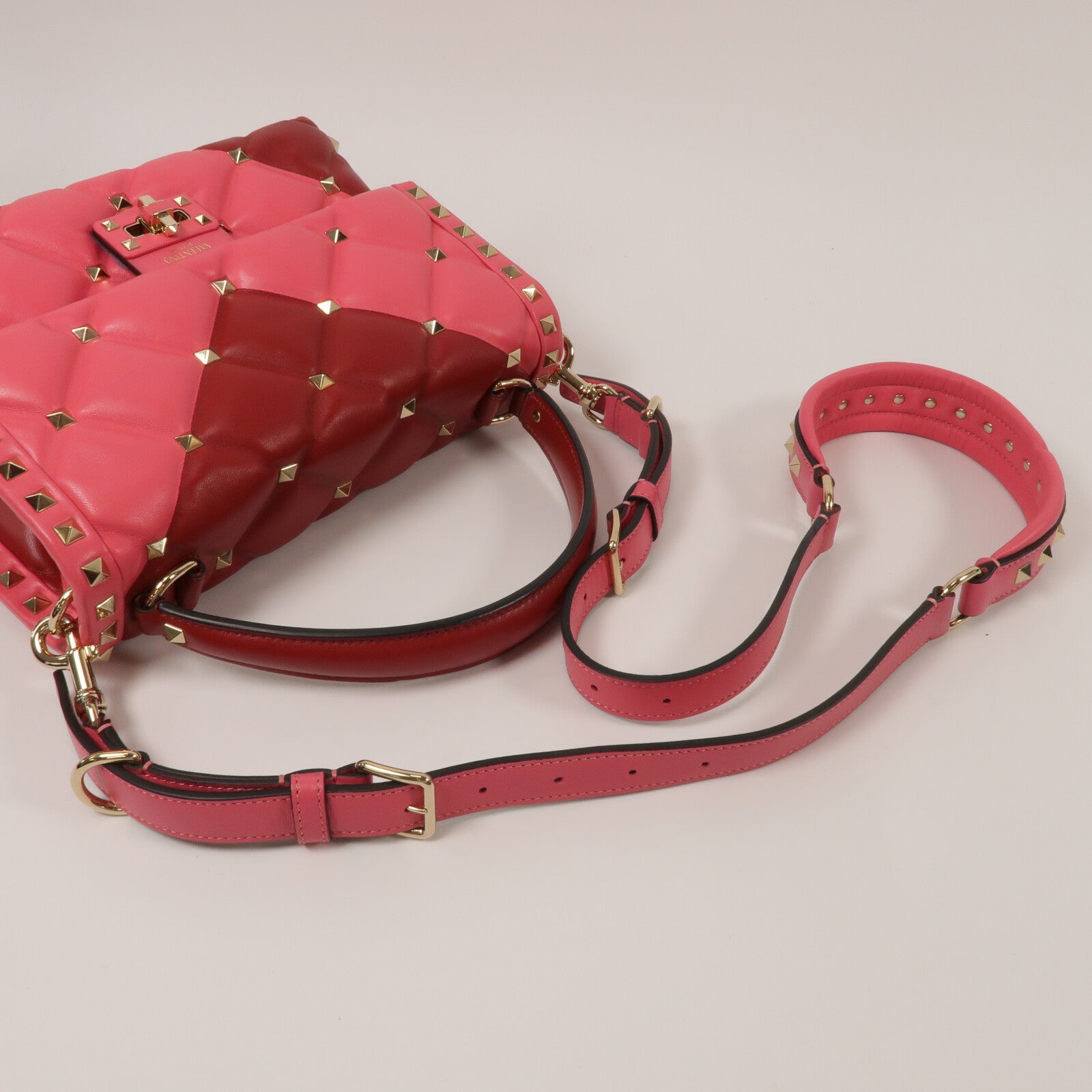 Valentino 牛皮皮革Shoulder Bag手挽肩背兩用袋