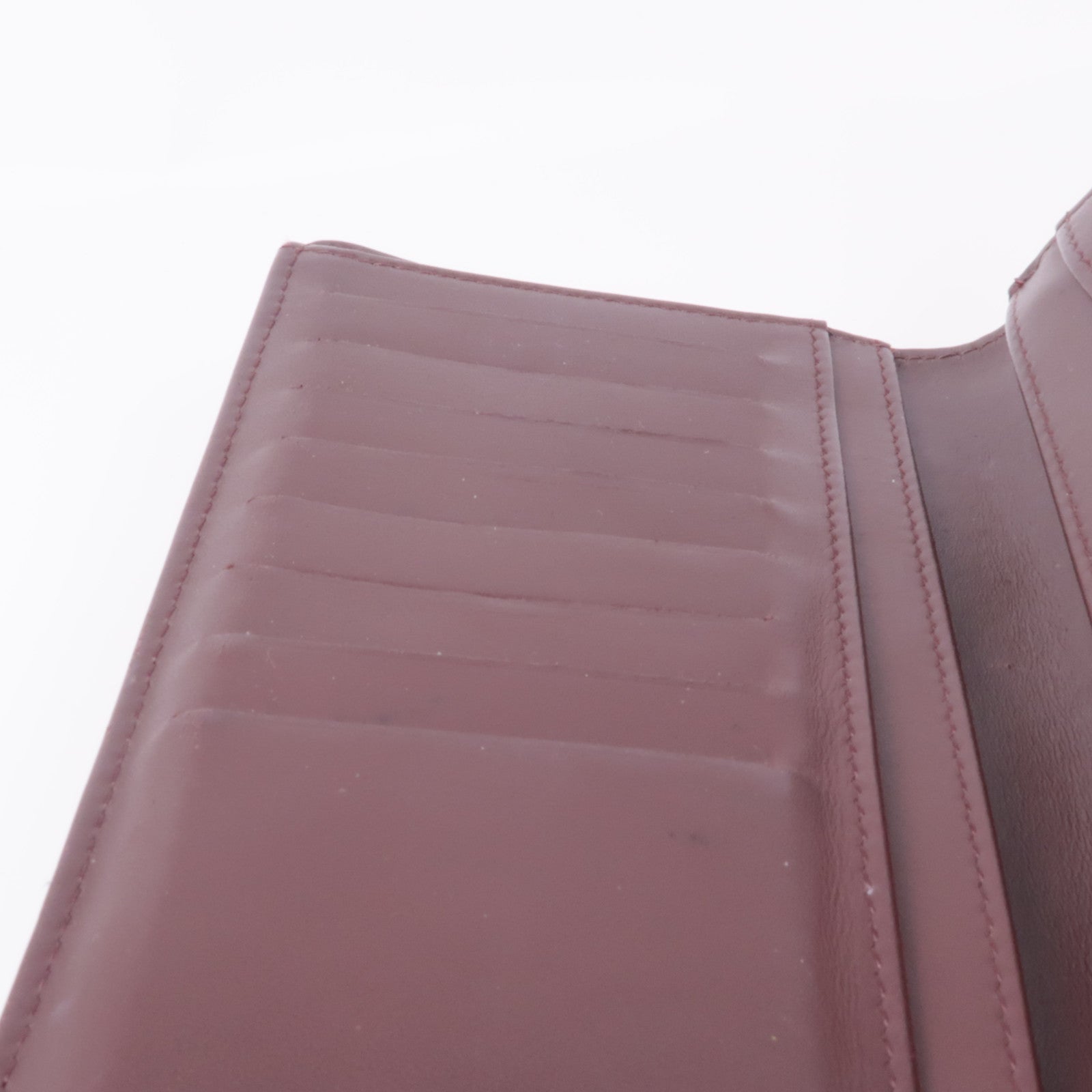 CHANEL 牛皮皮革Long Wallet金扣長錢包