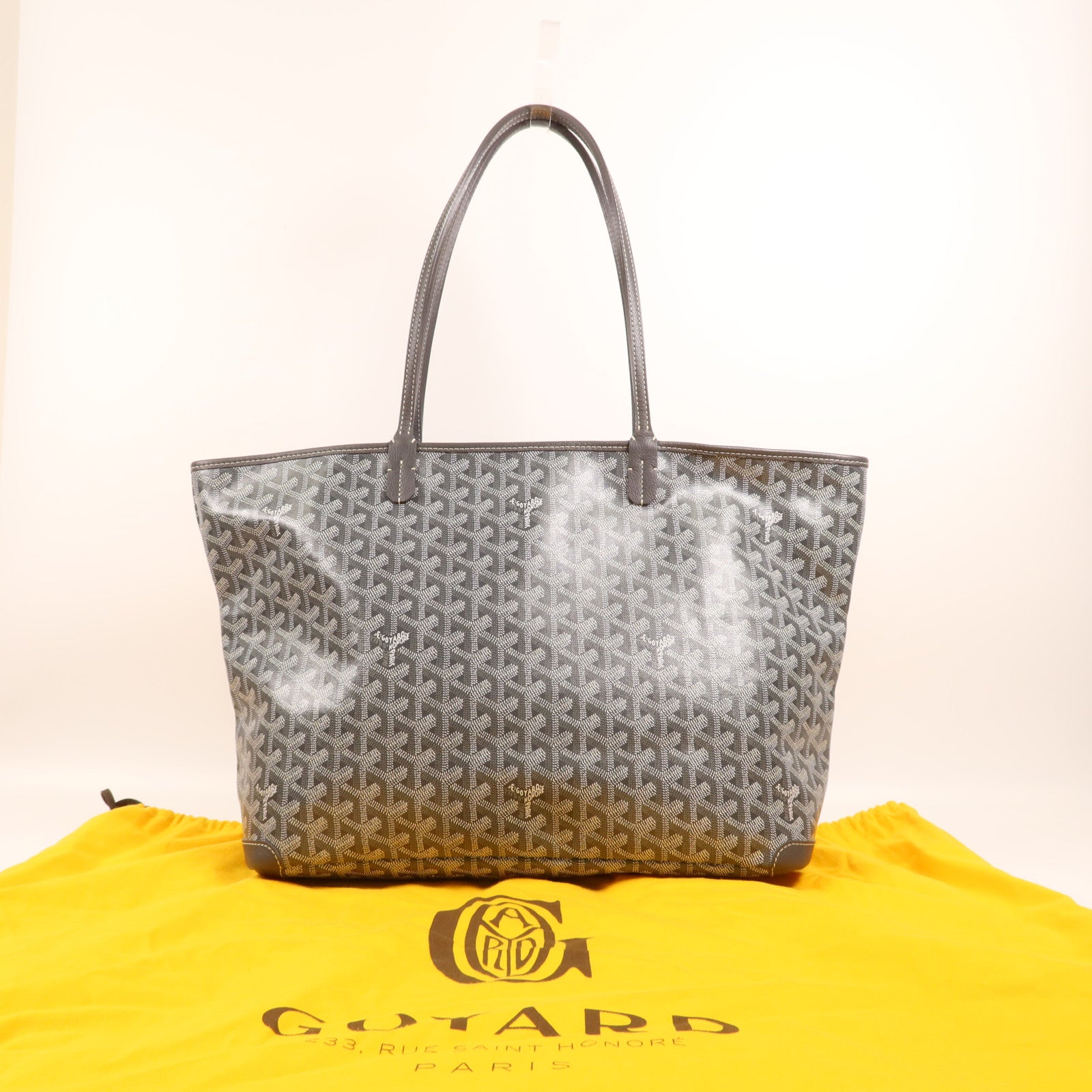 GOYARD 【激減優惠】塗層帆布Artois MM銀扣肩背袋