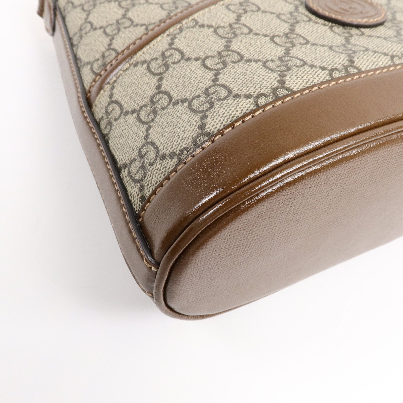GUCCI 塗層帆布Interlocking G手挽肩背兩用袋