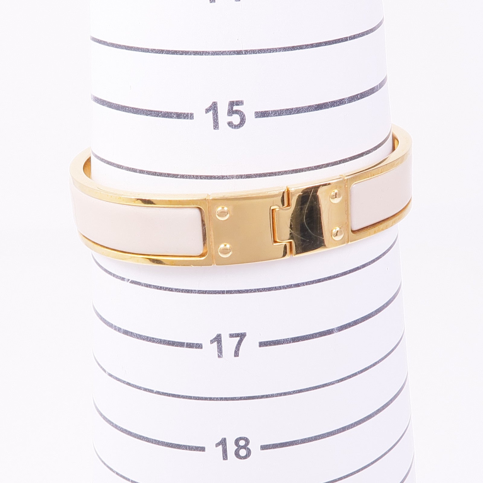 HERMES 金屬/琺瑯Charniere Bracelet手鐲