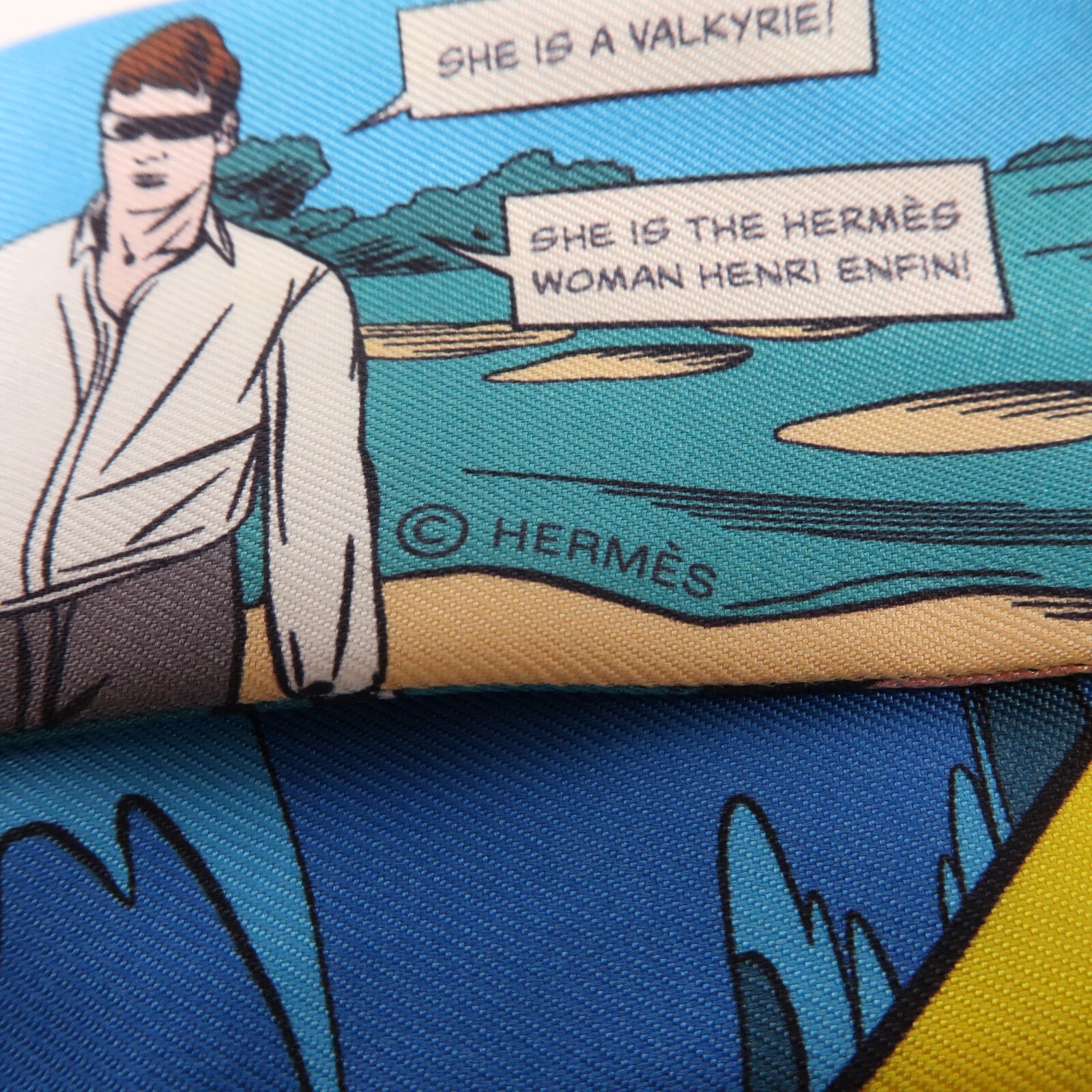 HERMES 絲質Twilly絲巾