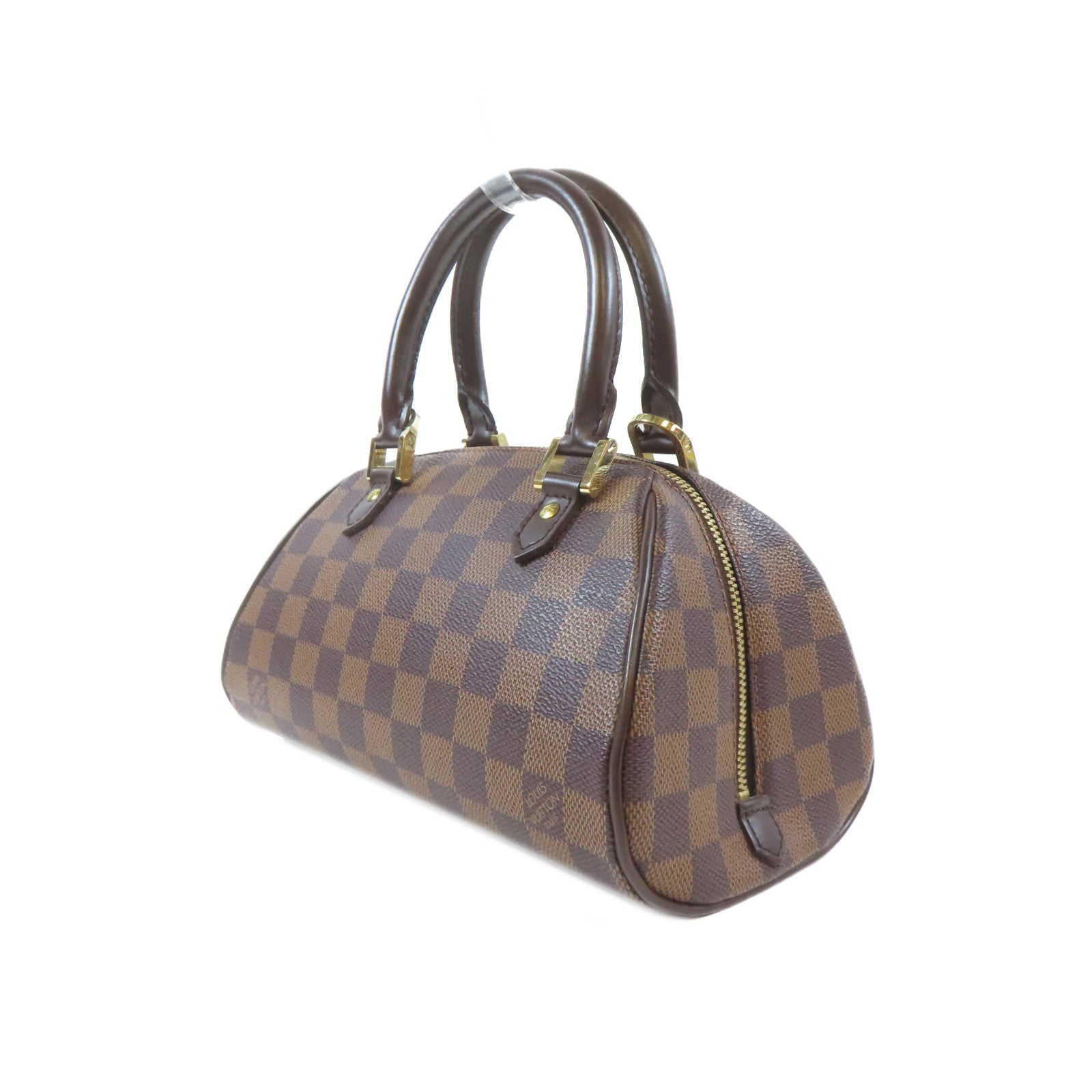 LOUIS VUITTON 【激減優惠】Damier Rivera Mini金扣手挽袋啡色