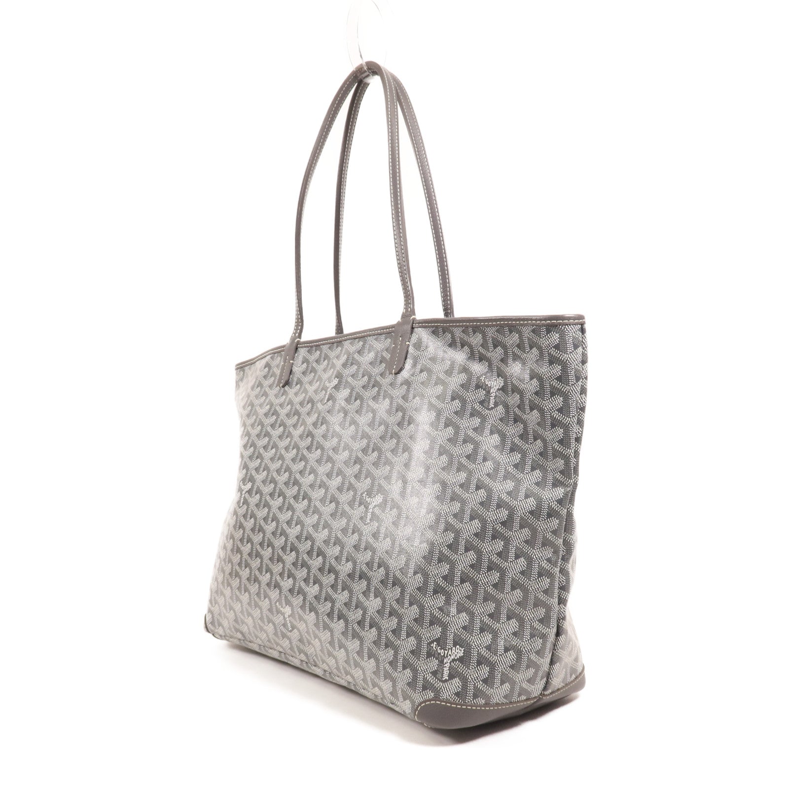 GOYARD 【激減優惠】塗層帆布Artois MM銀扣肩背袋