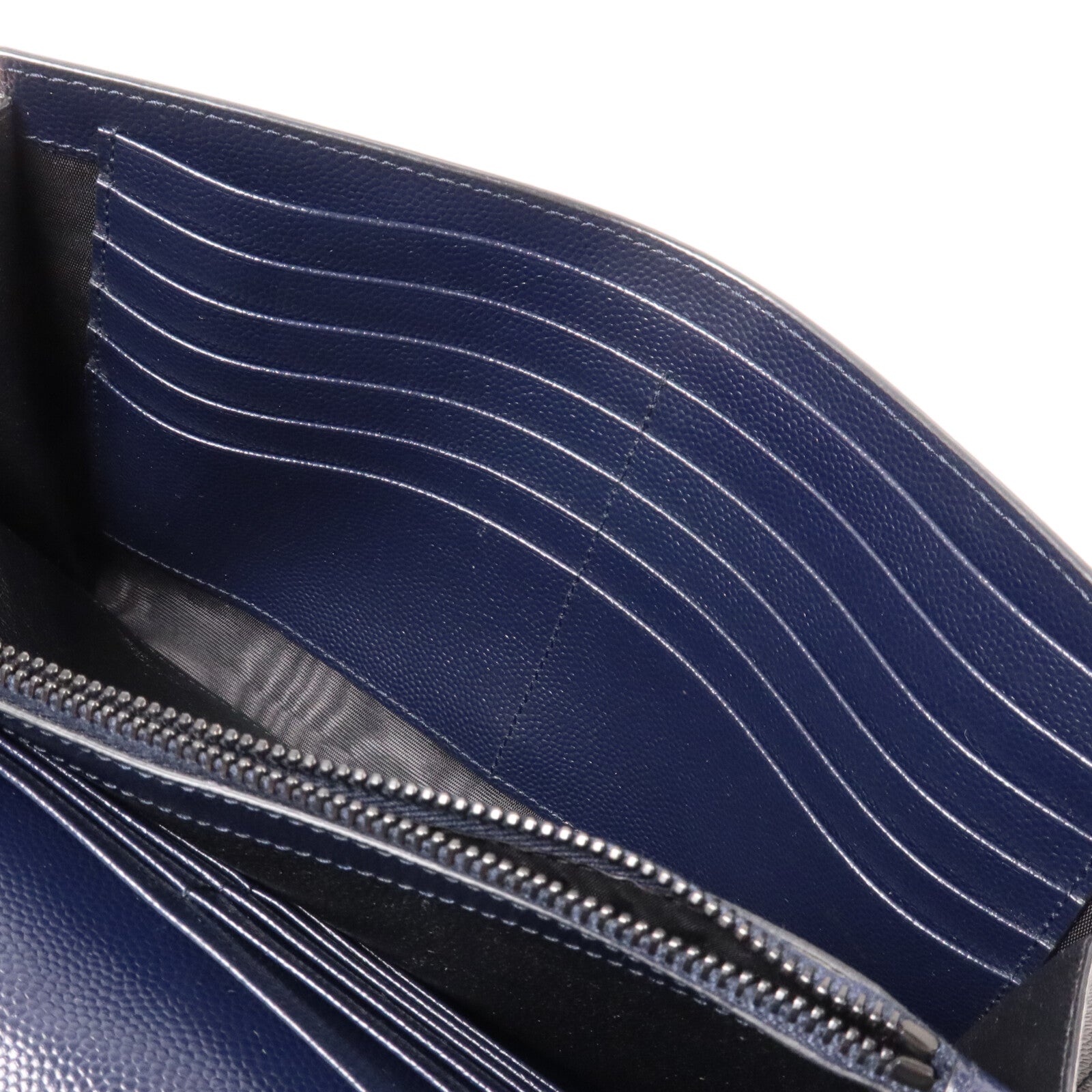 SAINT LAURENT 牛皮皮革Wallet On Chain鏈帶肩背袋