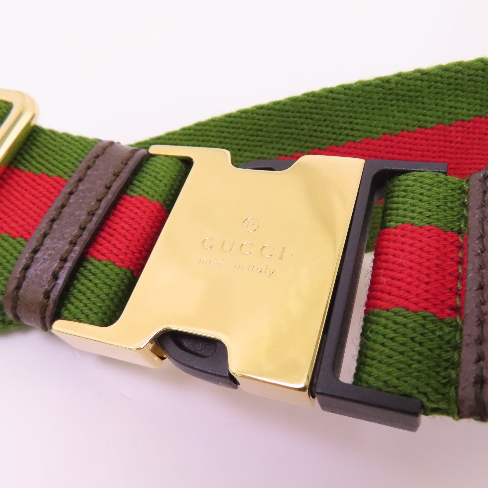 GUCCI GG帆布Jumbo GG Waist Bag金扣腰包