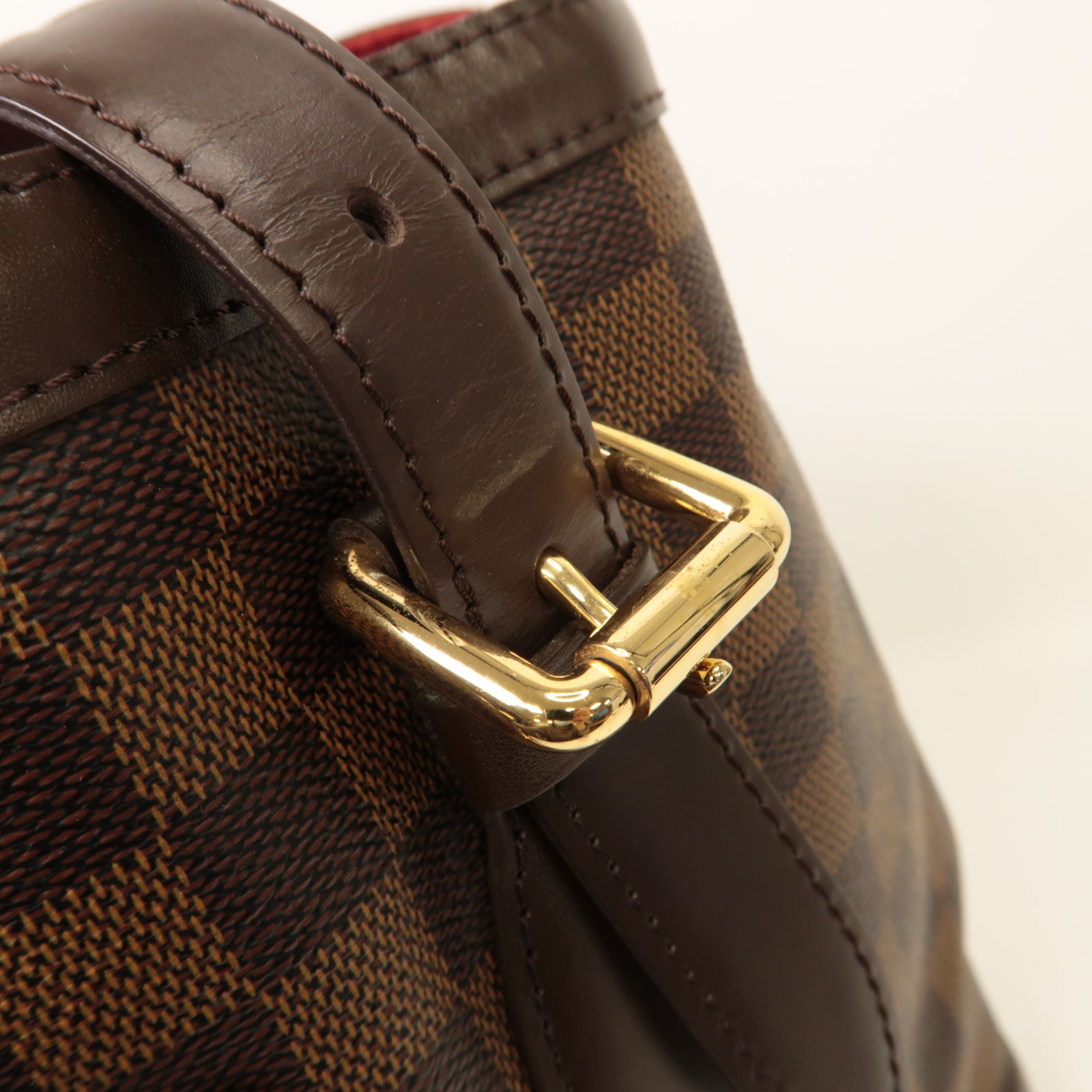 LOUIS VUITTON **【激減優惠】Damier Hampstead MM金扣肩背袋啡色