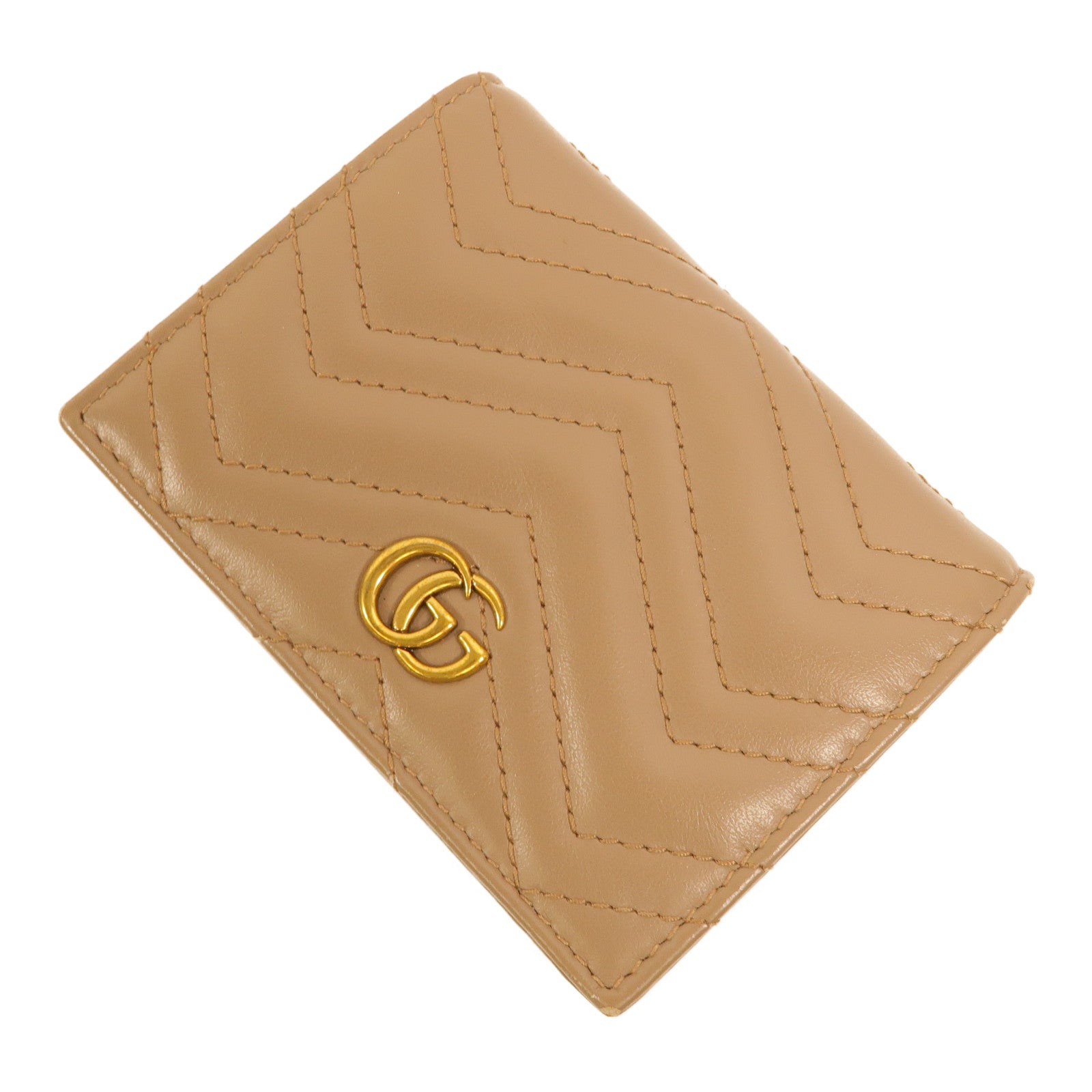 GUCCI 牛皮皮革GG Marmont Wallet錢包