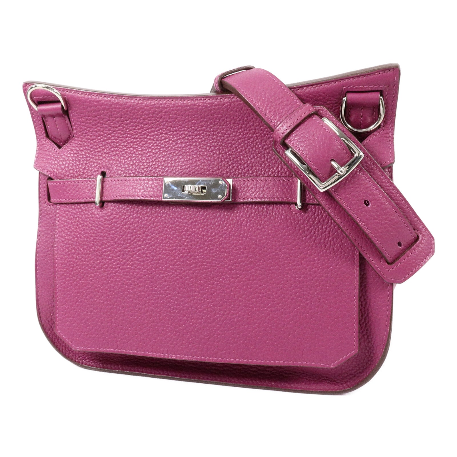 HERMES Clemence皮革Jypsiere 28肩背袋