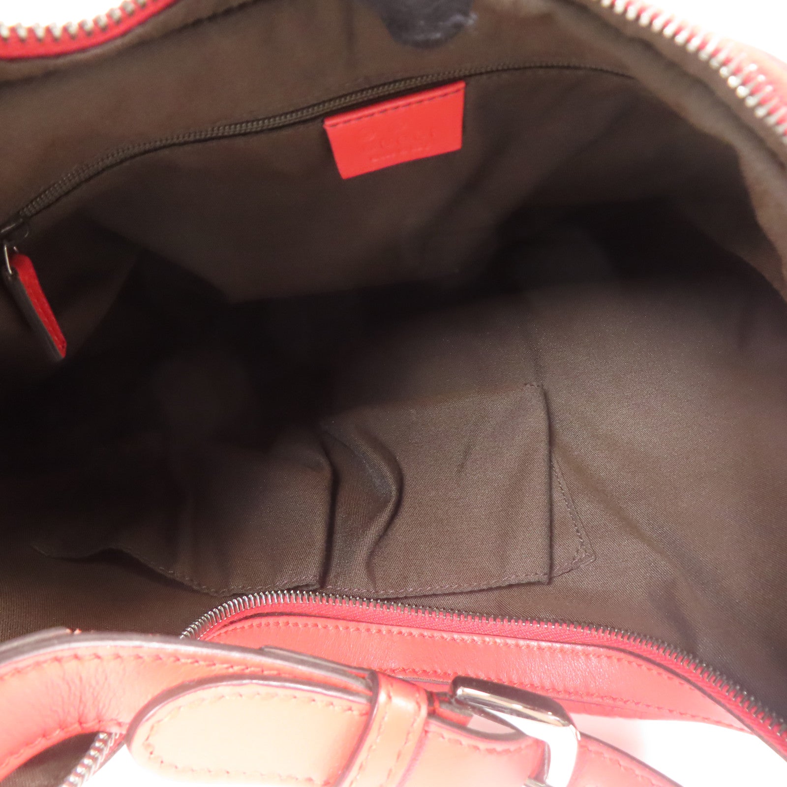 GUCCI 牛皮皮革Shoulder Bag銀扣肩背袋