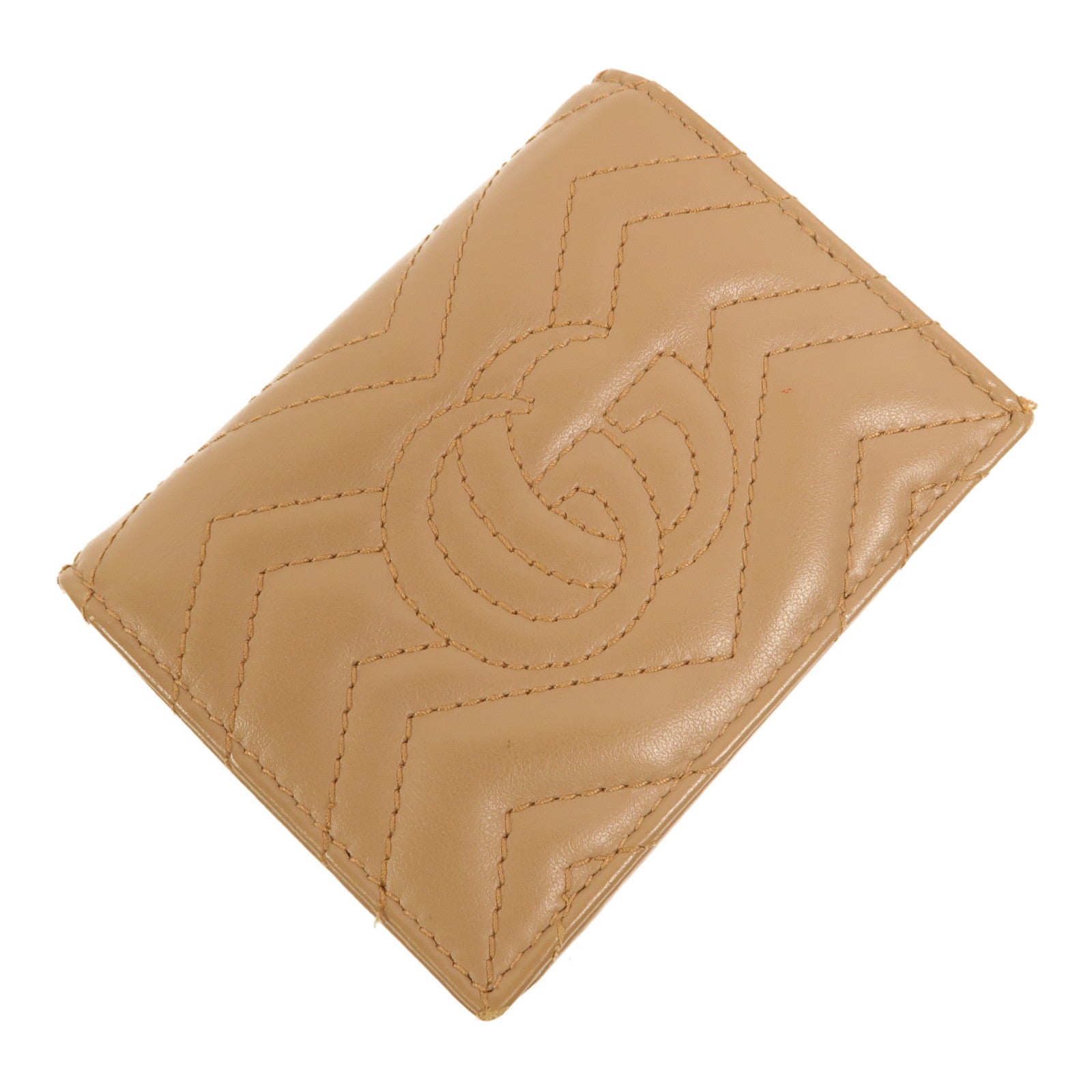 GUCCI 牛皮皮革GG Marmont Wallet錢包