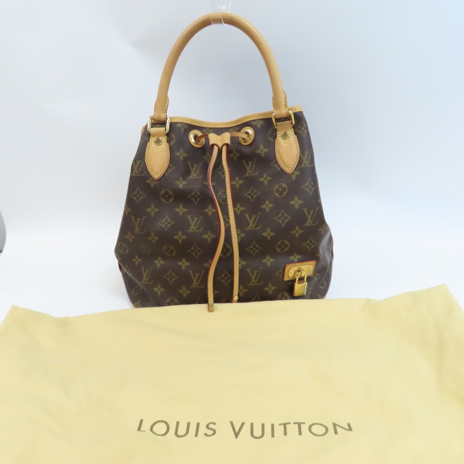 LOUIS VUITTON Monogram Neo金扣肩背袋啡色