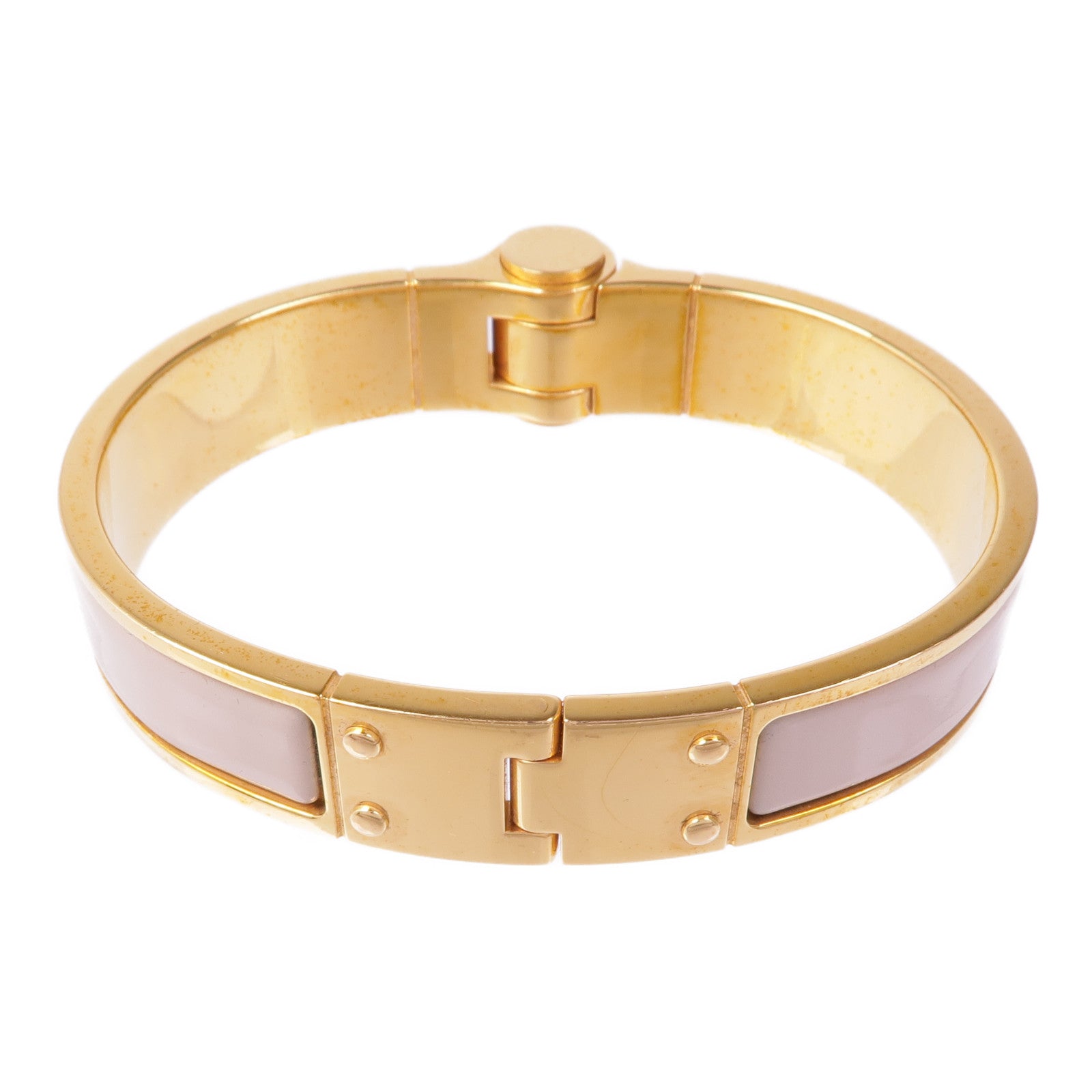 HERMES 金屬/琺瑯Charniere Bracelet手鐲