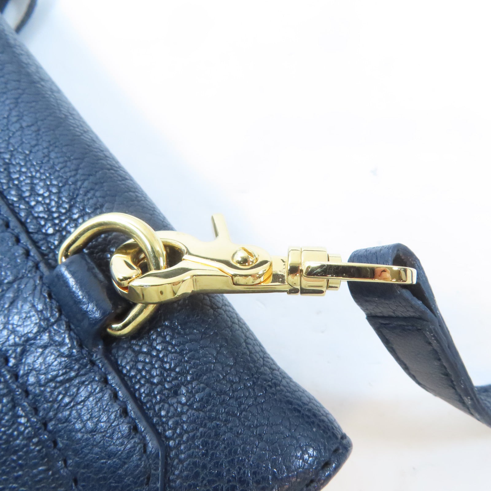 BALENCIAGA 牛皮皮革Shoulder Bag金扣肩背袋藍色