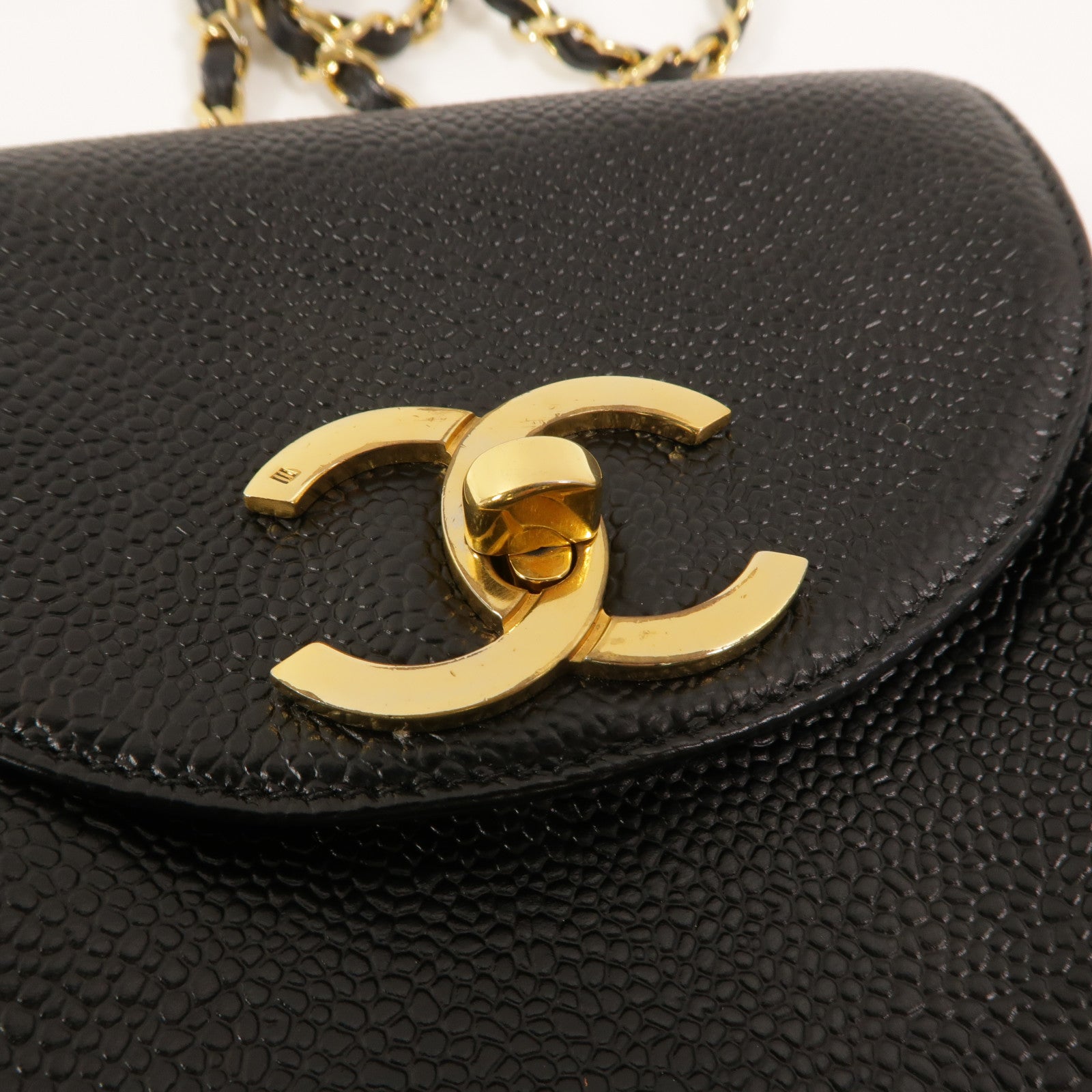 CHANEL 牛皮皮革Chain Shoulder肩背袋
