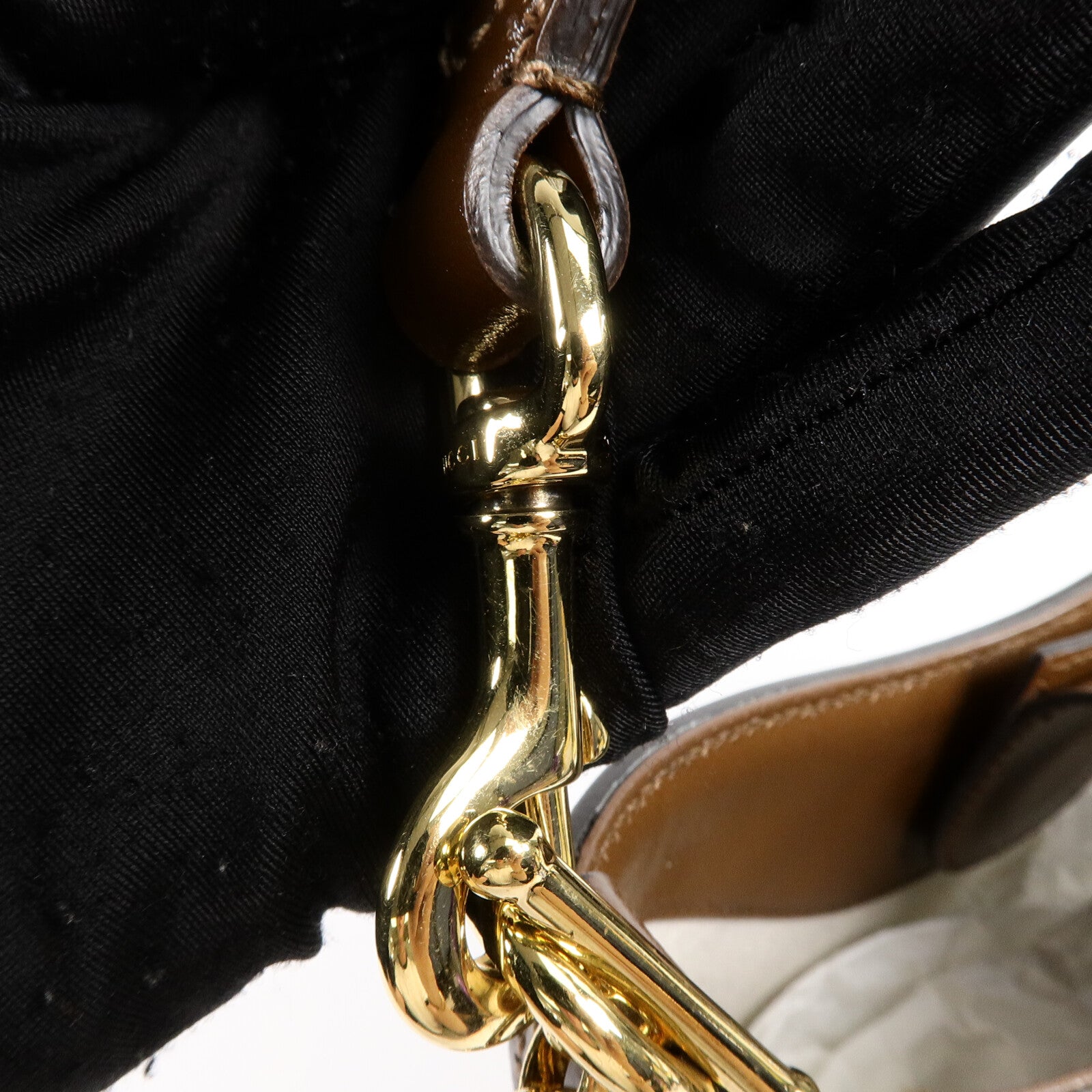 GUCCI 塗層帆布Interlocking G手挽肩背兩用袋