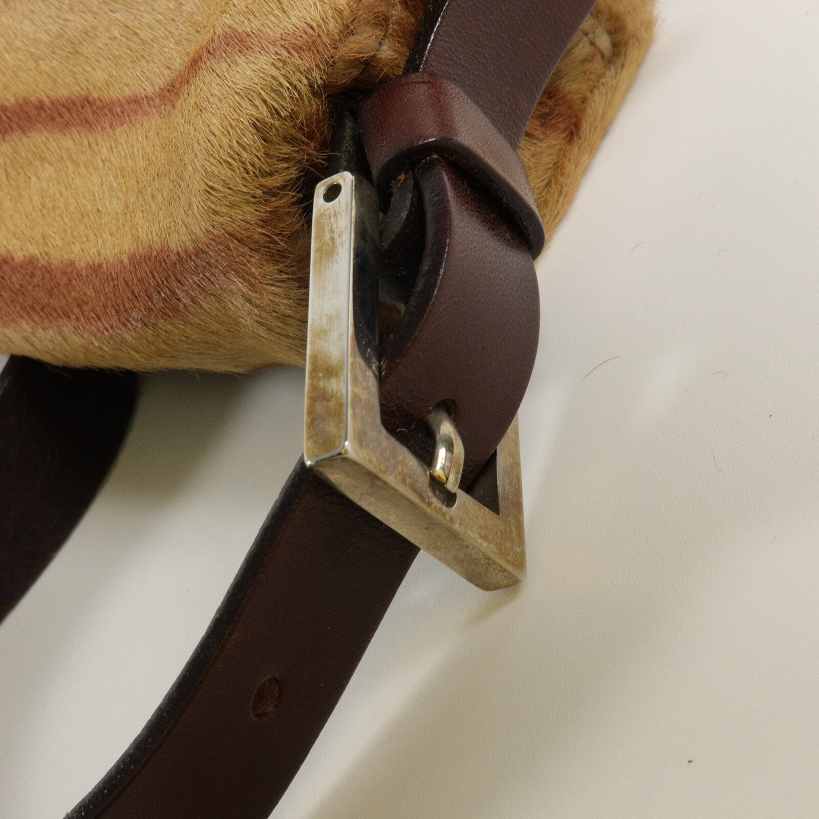FENDI 馬毛Baguette手挽袋