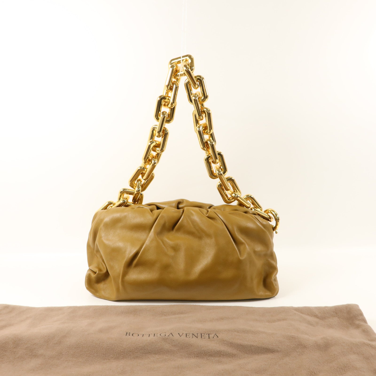 BOTTEGA VENETA 牛皮皮革The Chain Pouch鏈帶肩背袋
