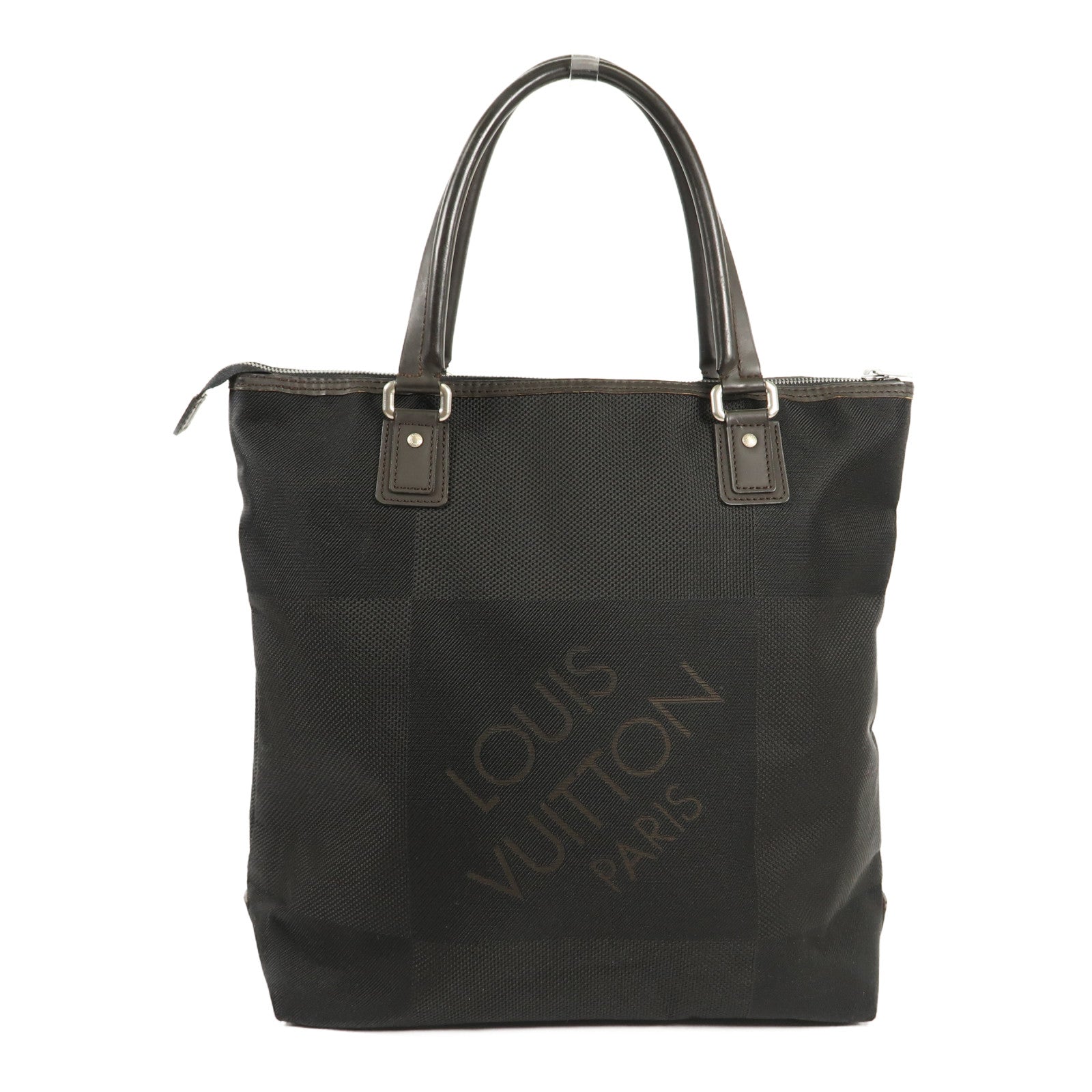 LOUIS VUITTON Damier Geant Kugar Tote Bag銀扣手挽袋