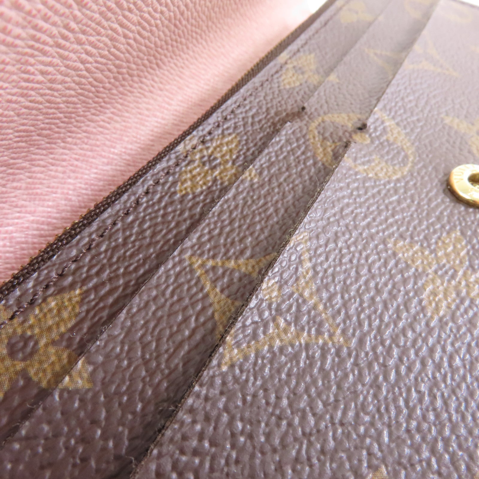 LOUIS VUITTON Monogram Long Wallet長錢包啡色