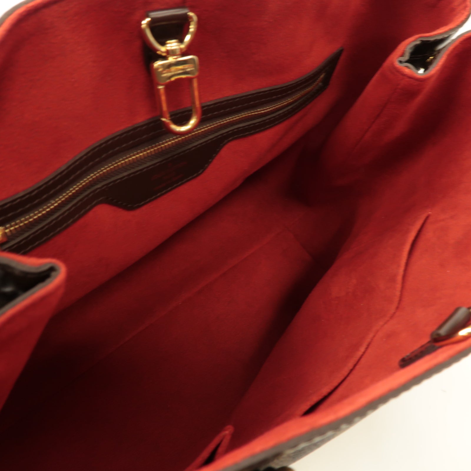 LOUIS VUITTON **【激減優惠】Damier Hampstead MM金扣肩背袋啡色