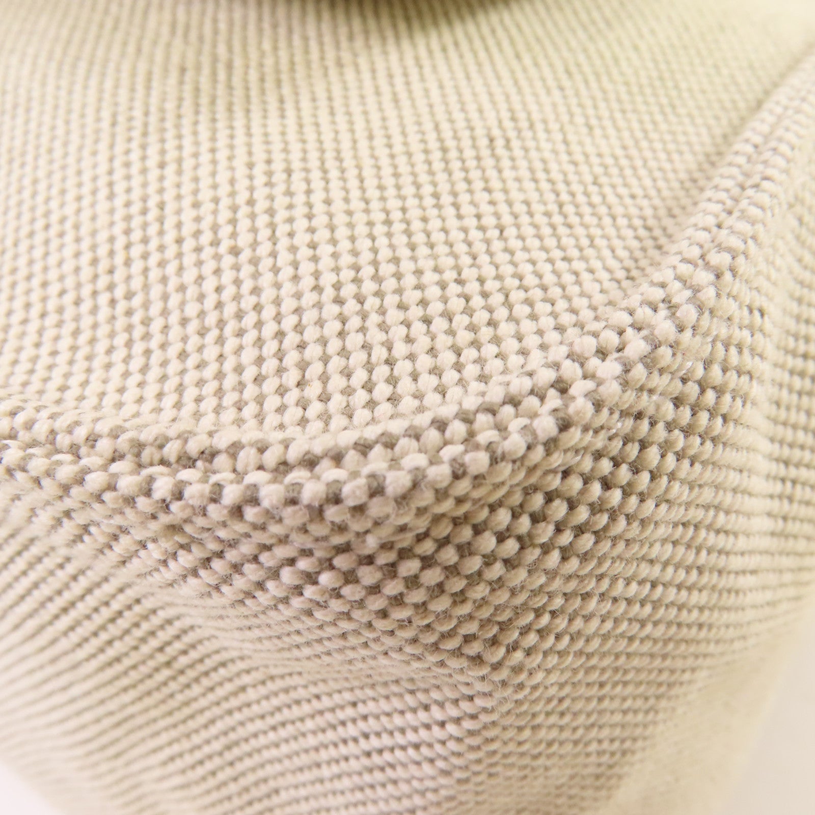 HERMES Toile H帆布/Barenia皮革Marwari PM Shoulder Bag銀扣肩背袋杏色