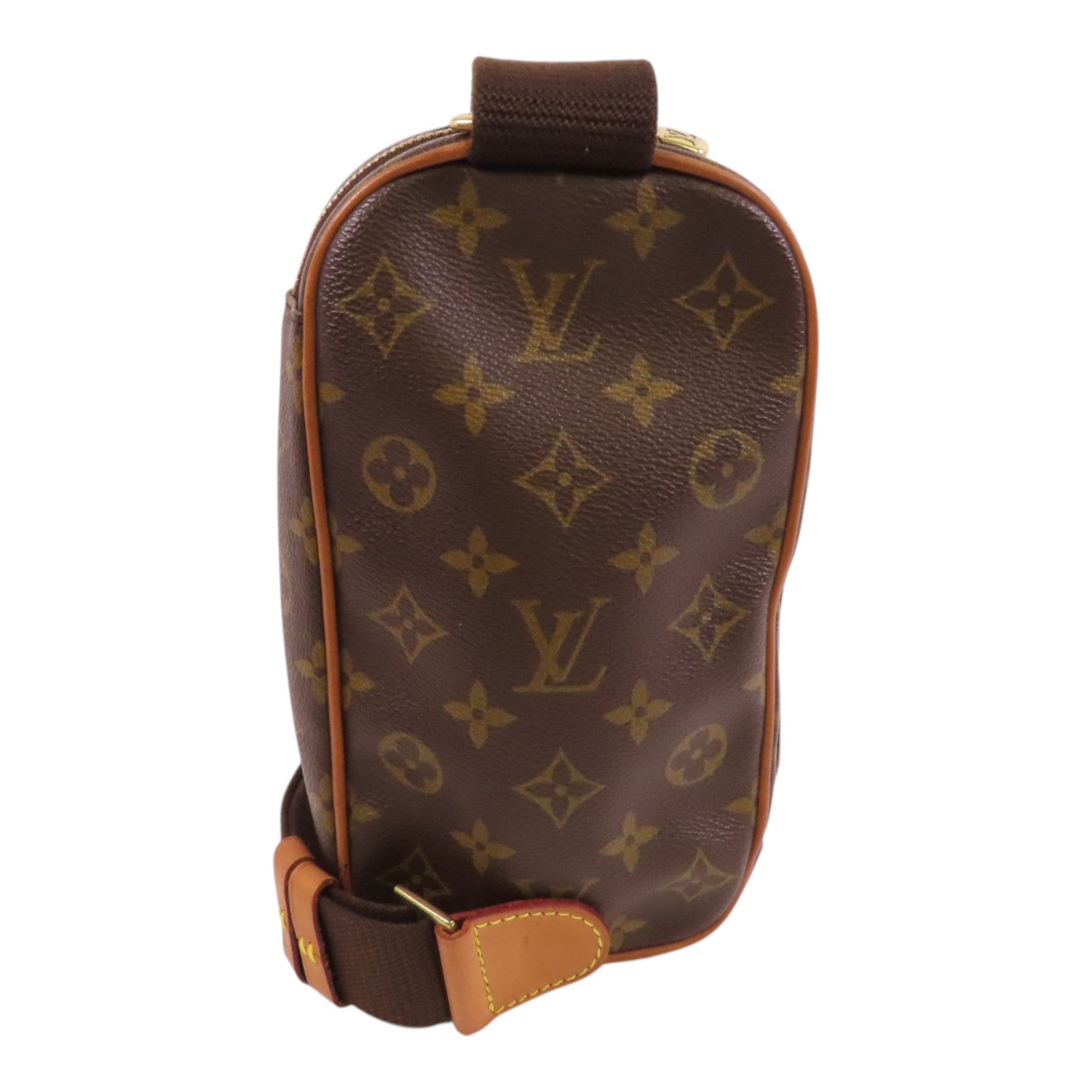 LOUIS VUITTON Monogram Pochette Gange金扣腰包肩背兩用袋