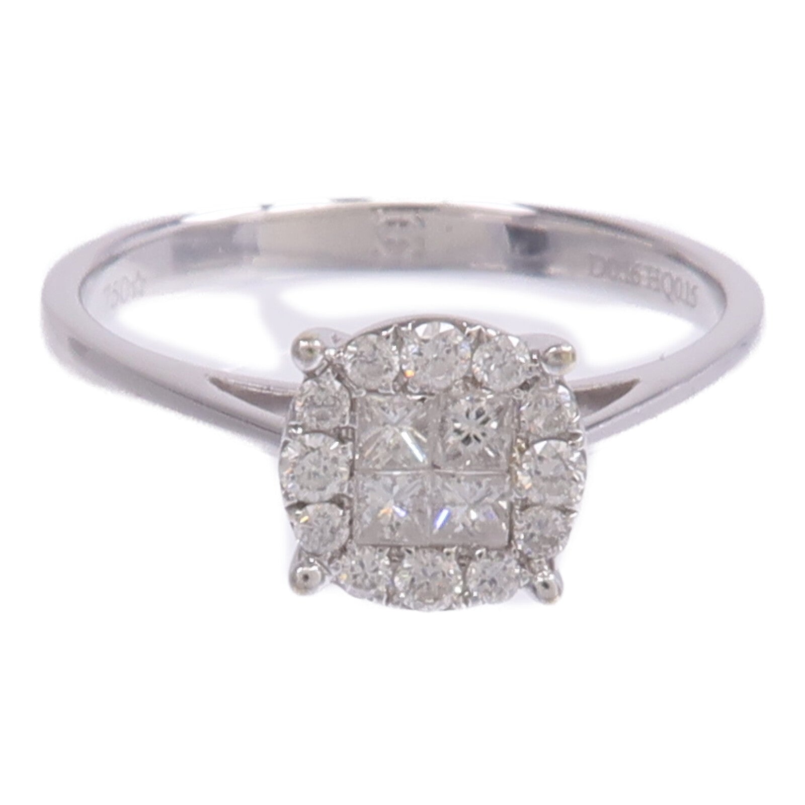 JEWELRY 【激減優惠】18K白金Diamond Ring鑽石戒指US#7.25