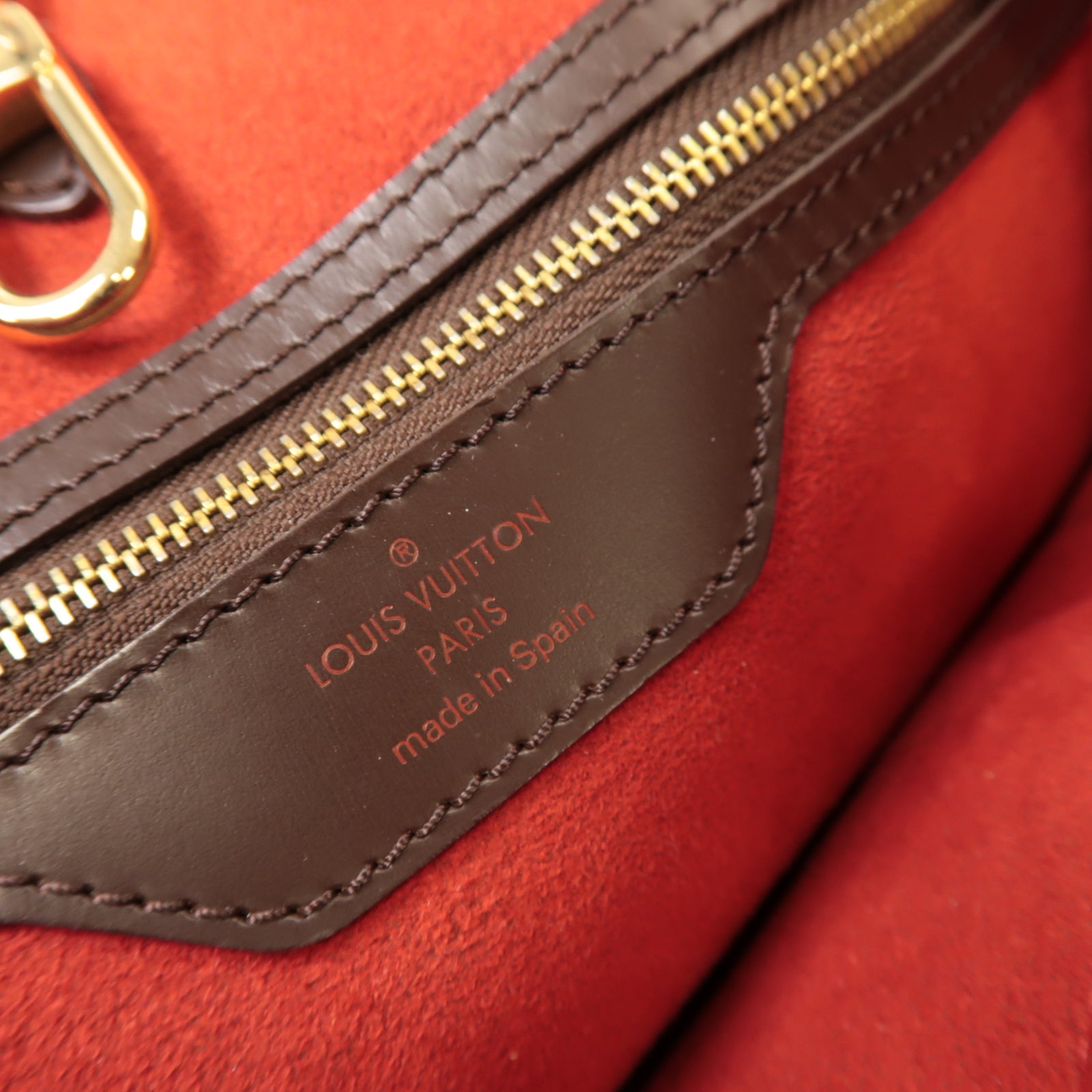 LOUIS VUITTON **【激減優惠】Damier Hampstead MM金扣肩背袋啡色