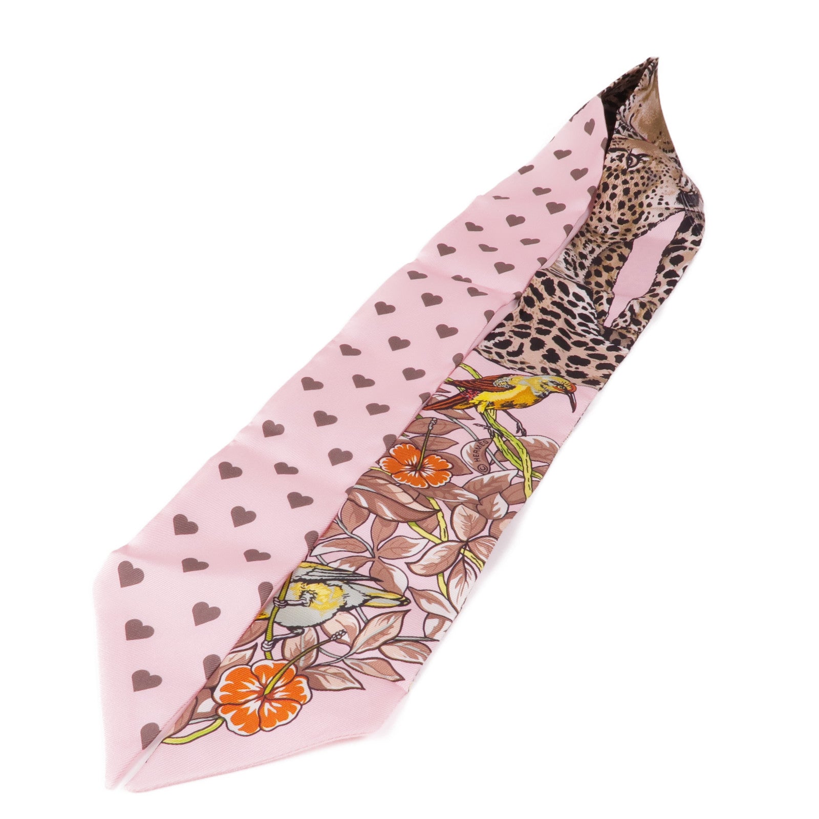 HERMES 絲質Twilly絲巾