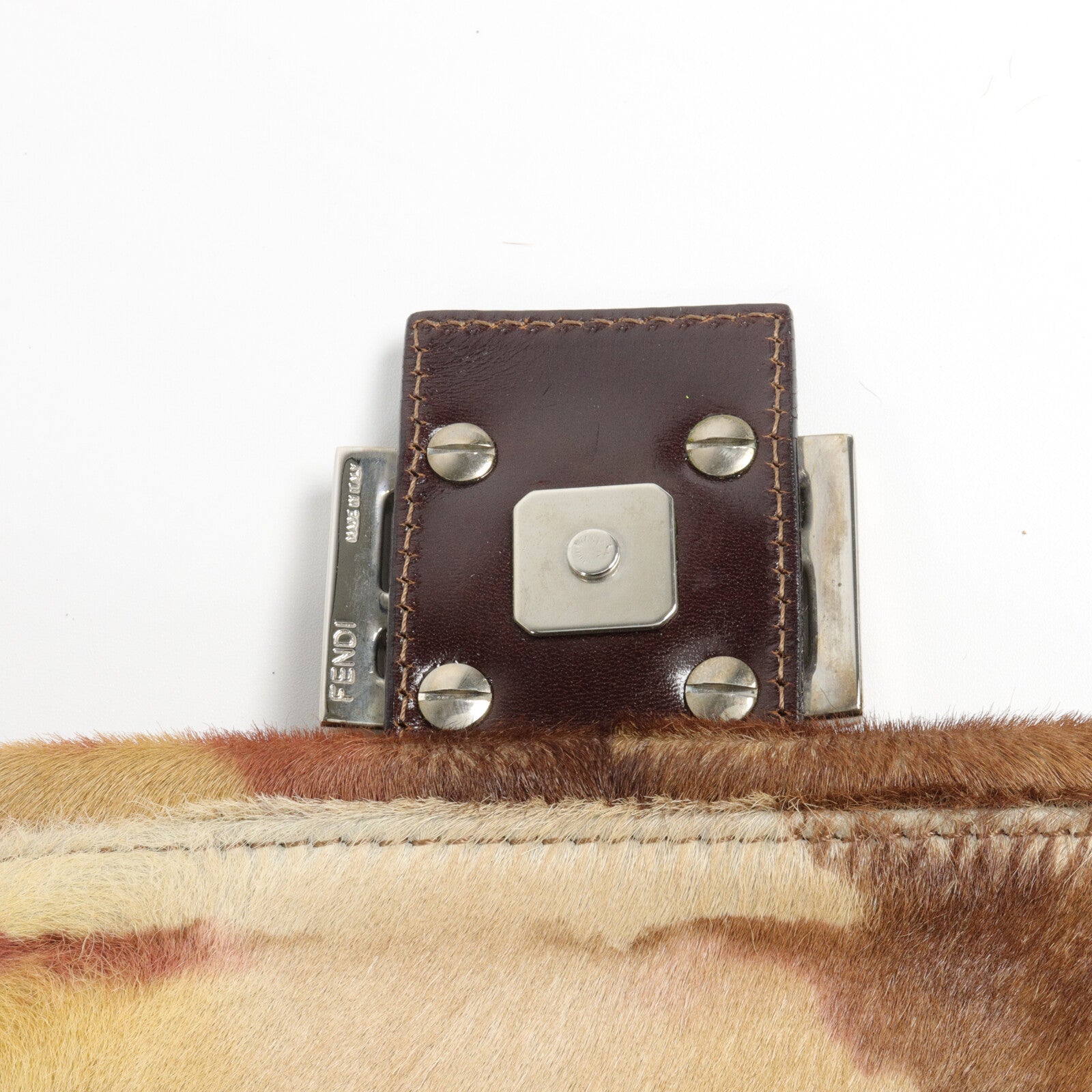 FENDI 馬毛Baguette手挽袋
