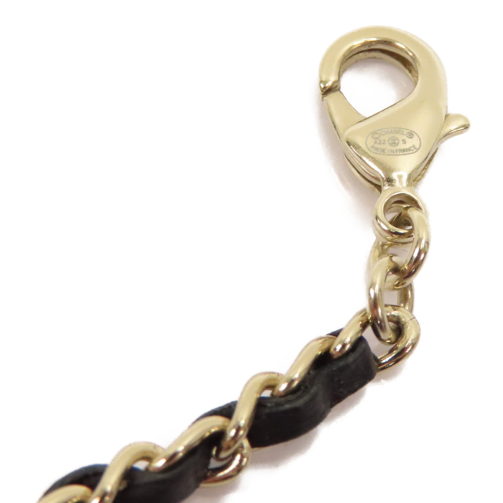 CHANEL PVC/金屬Necklace項鍊黑色/金色