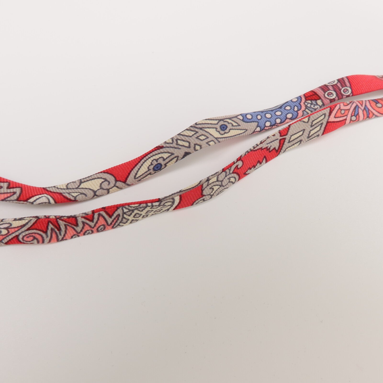 HERMES 【激減優惠】絲質Necklace/Bracelet銀扣項鍊/手帶