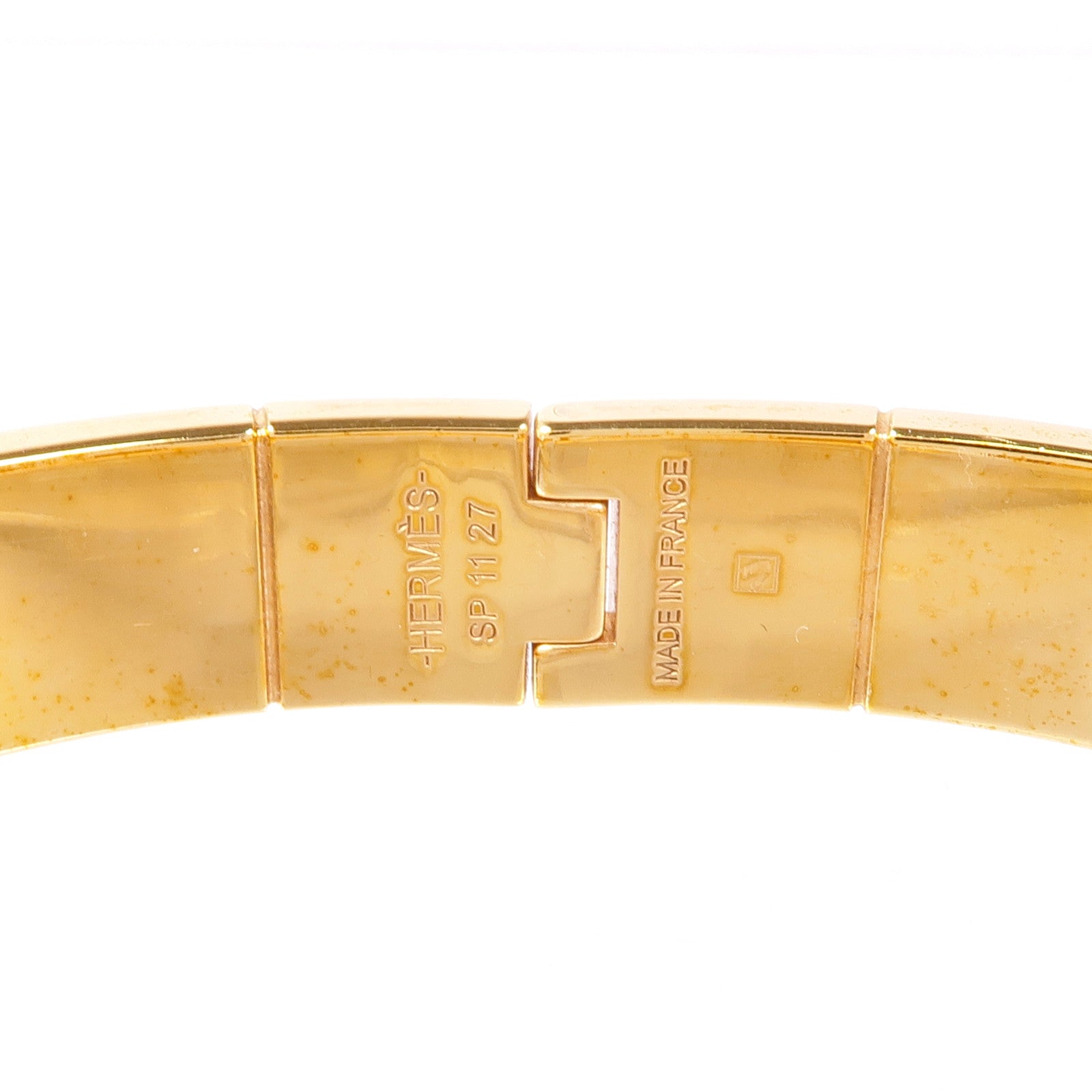 HERMES 金屬/琺瑯Charniere Bracelet手鐲