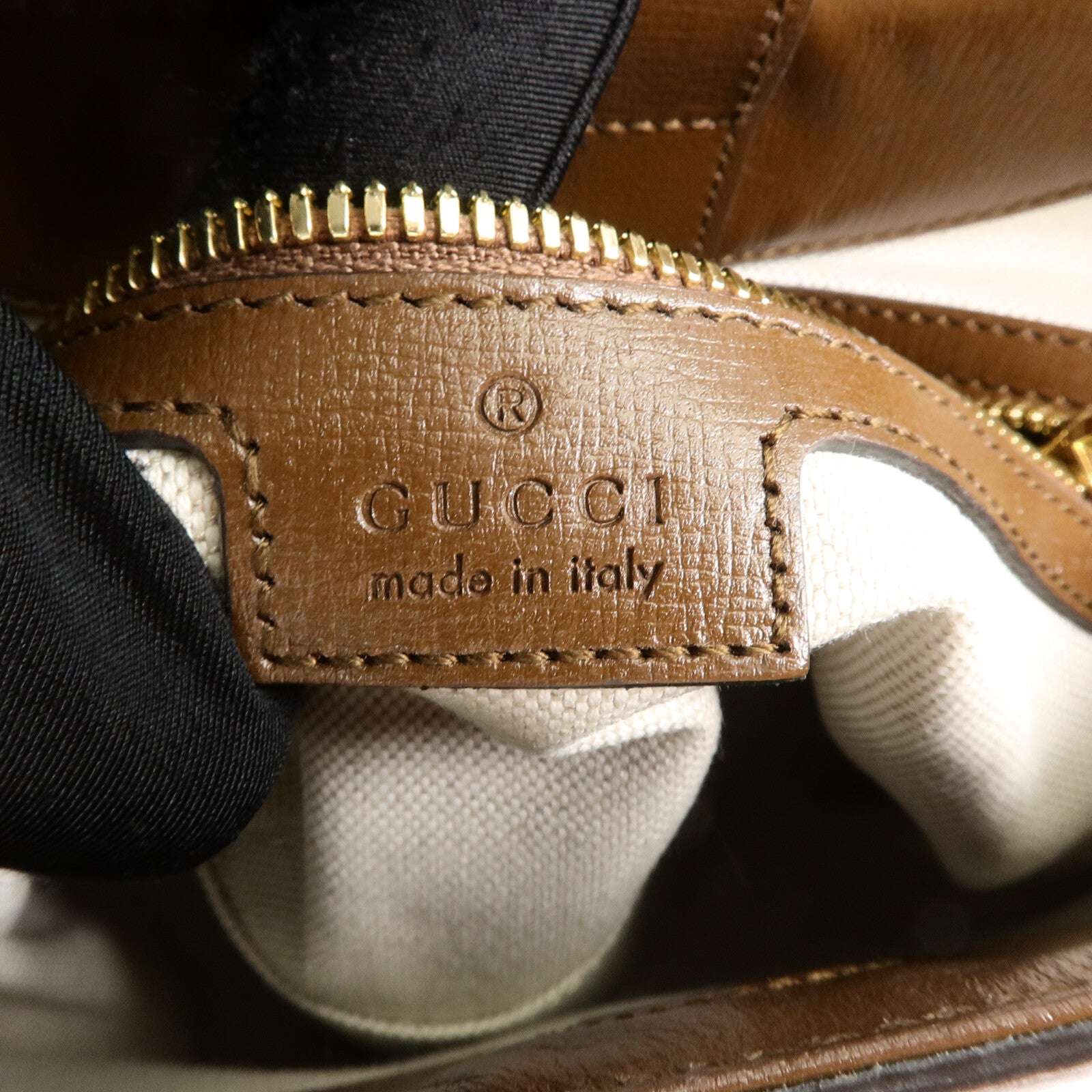 GUCCI 塗層帆布Interlocking G手挽肩背兩用袋