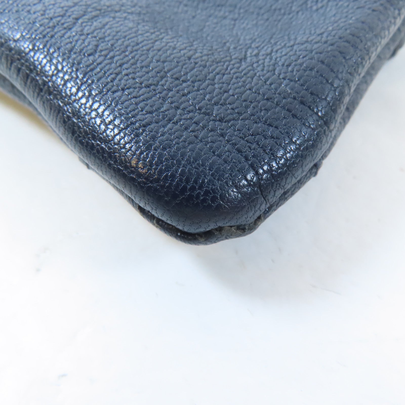 BALENCIAGA 牛皮皮革Shoulder Bag金扣肩背袋藍色