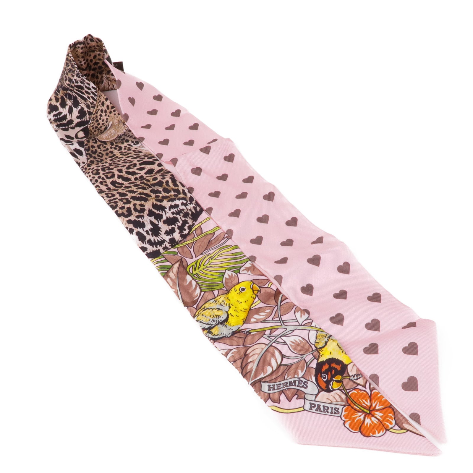 HERMES 絲質Twilly絲巾